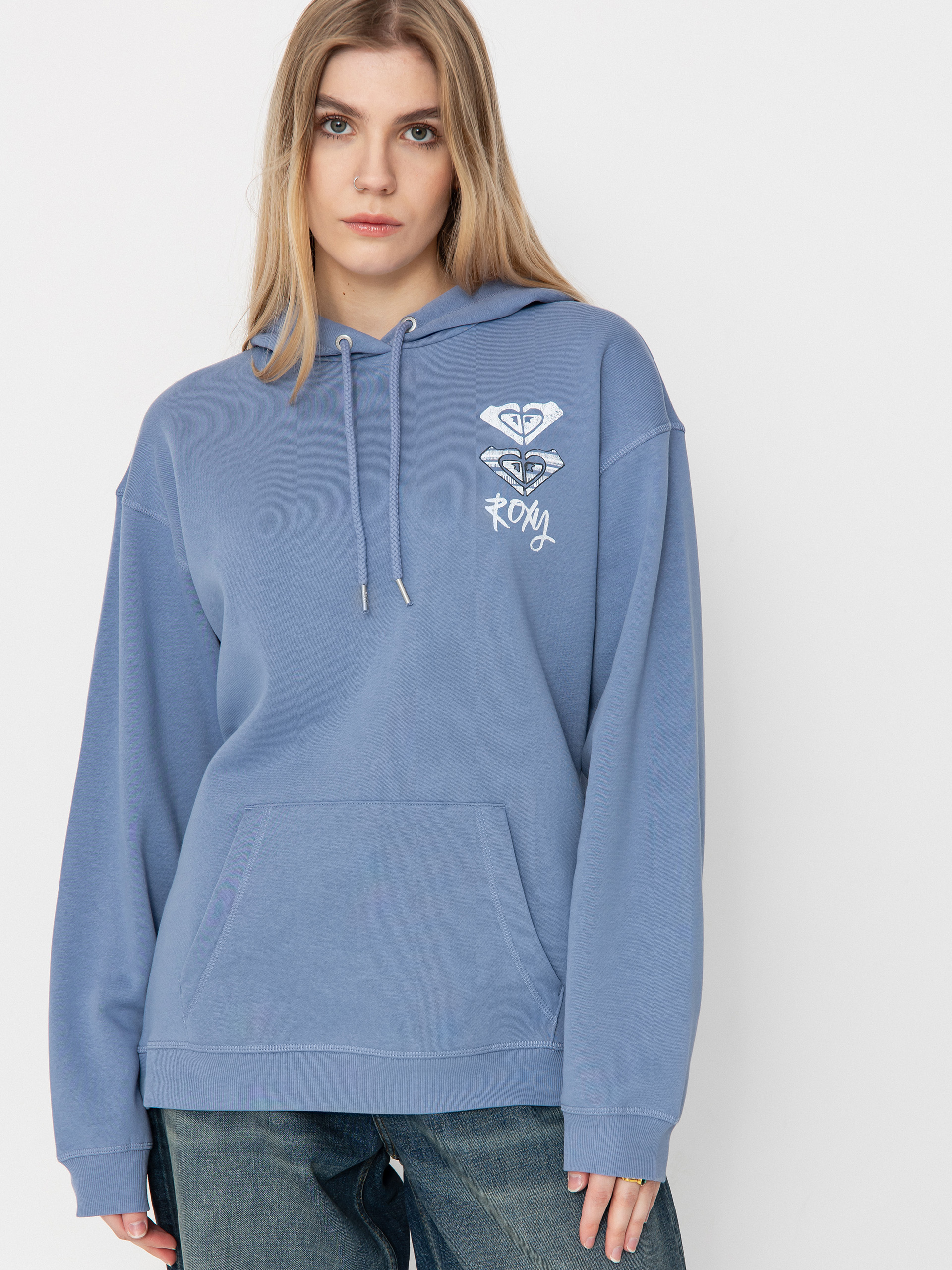 Roxy Surf Stoked Brushed A HD Wmn Kapucnis pulóver (infinity blue)