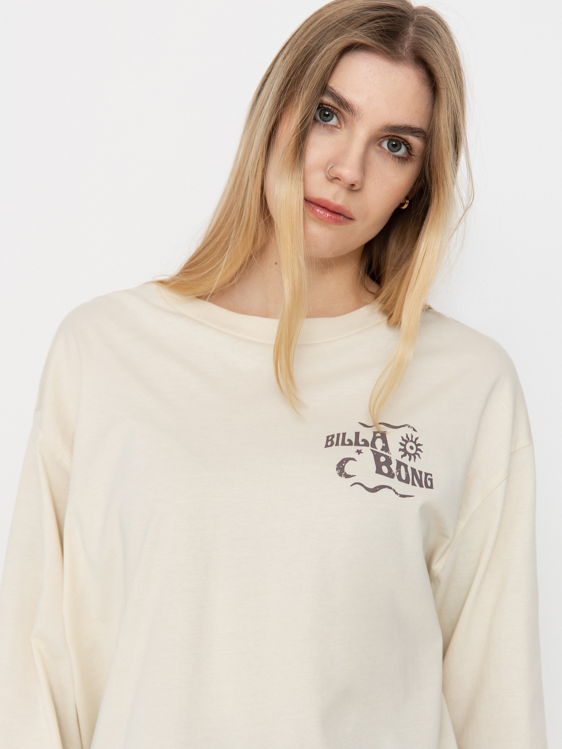 Billabong No Bad Days Wmn Hosszú ujjú felső (white cap)