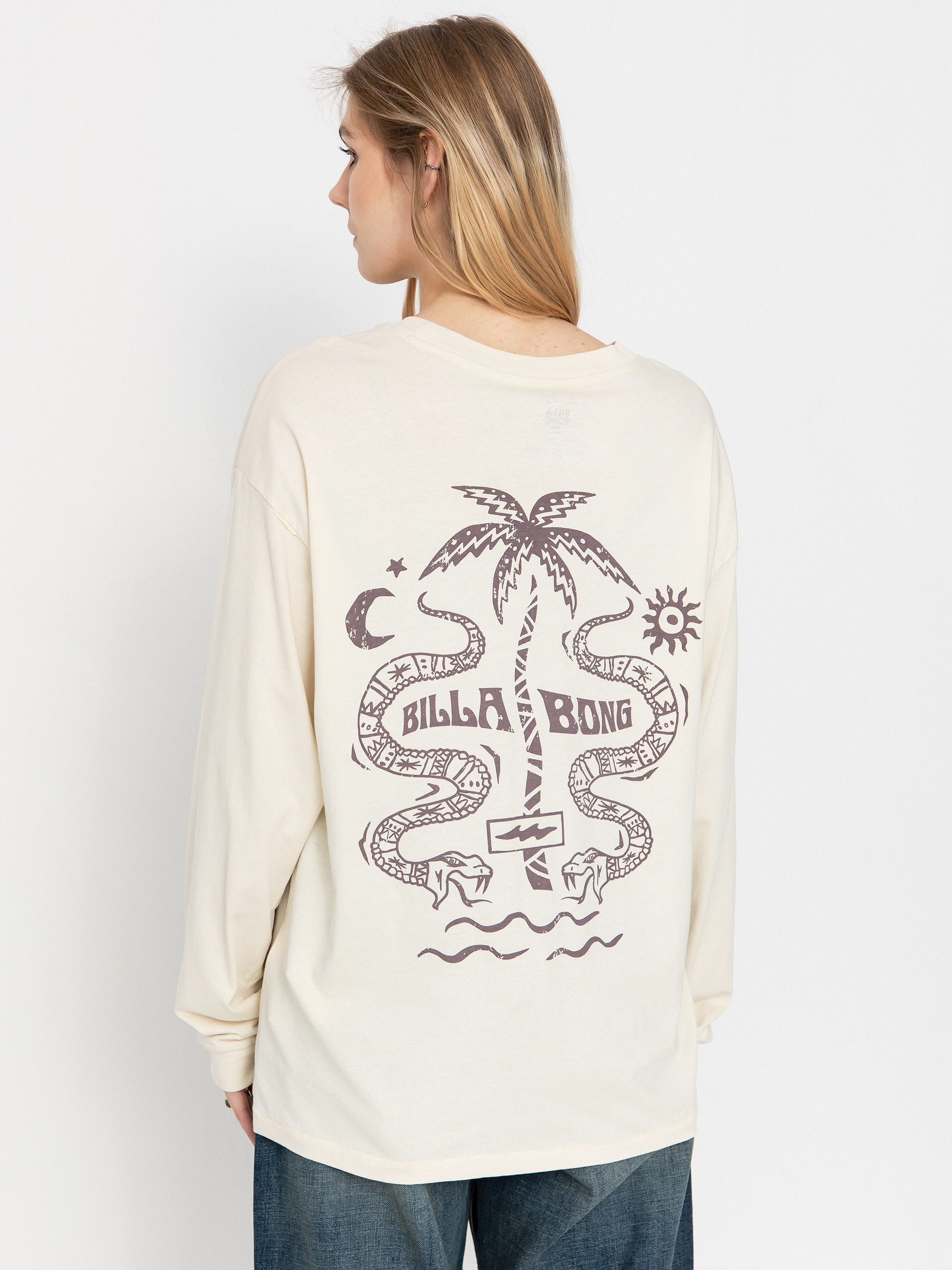 Billabong No Bad Days Wmn Hosszú ujjú felső (white cap)