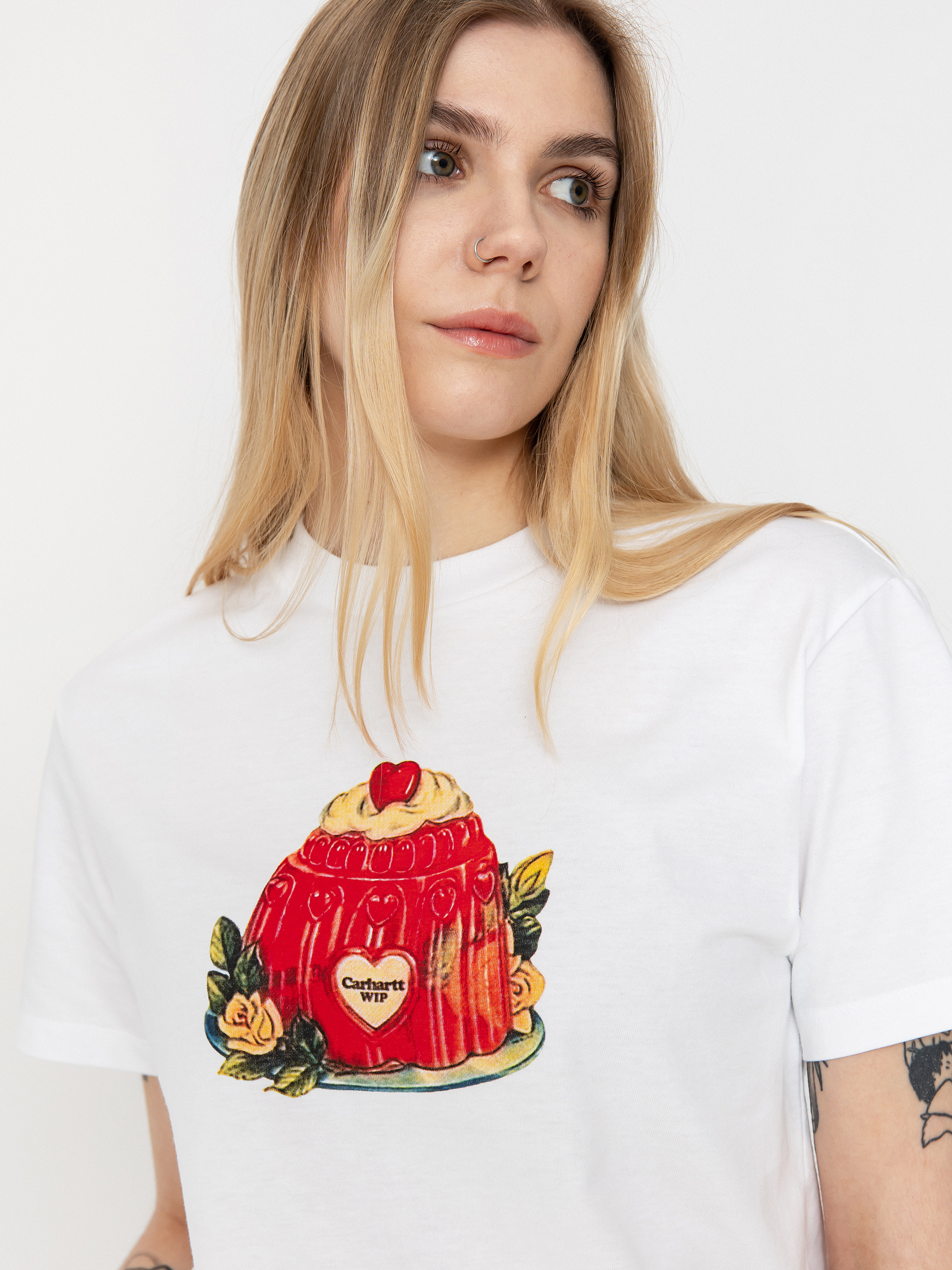 Carhartt WIP Pudding Wmn Póló (white)