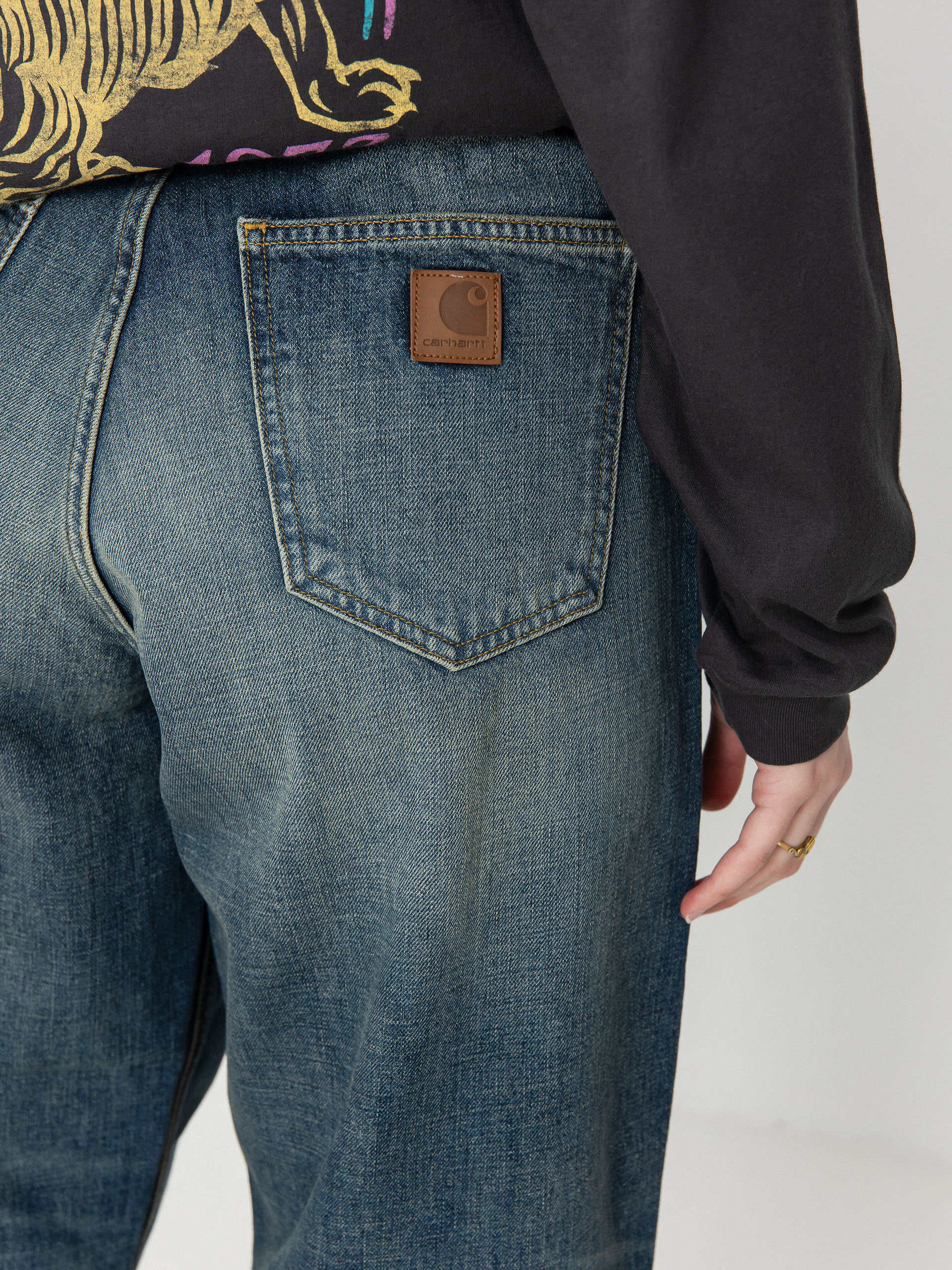 Carhartt WIP Brandon Wmn Kisnadrág (blue)