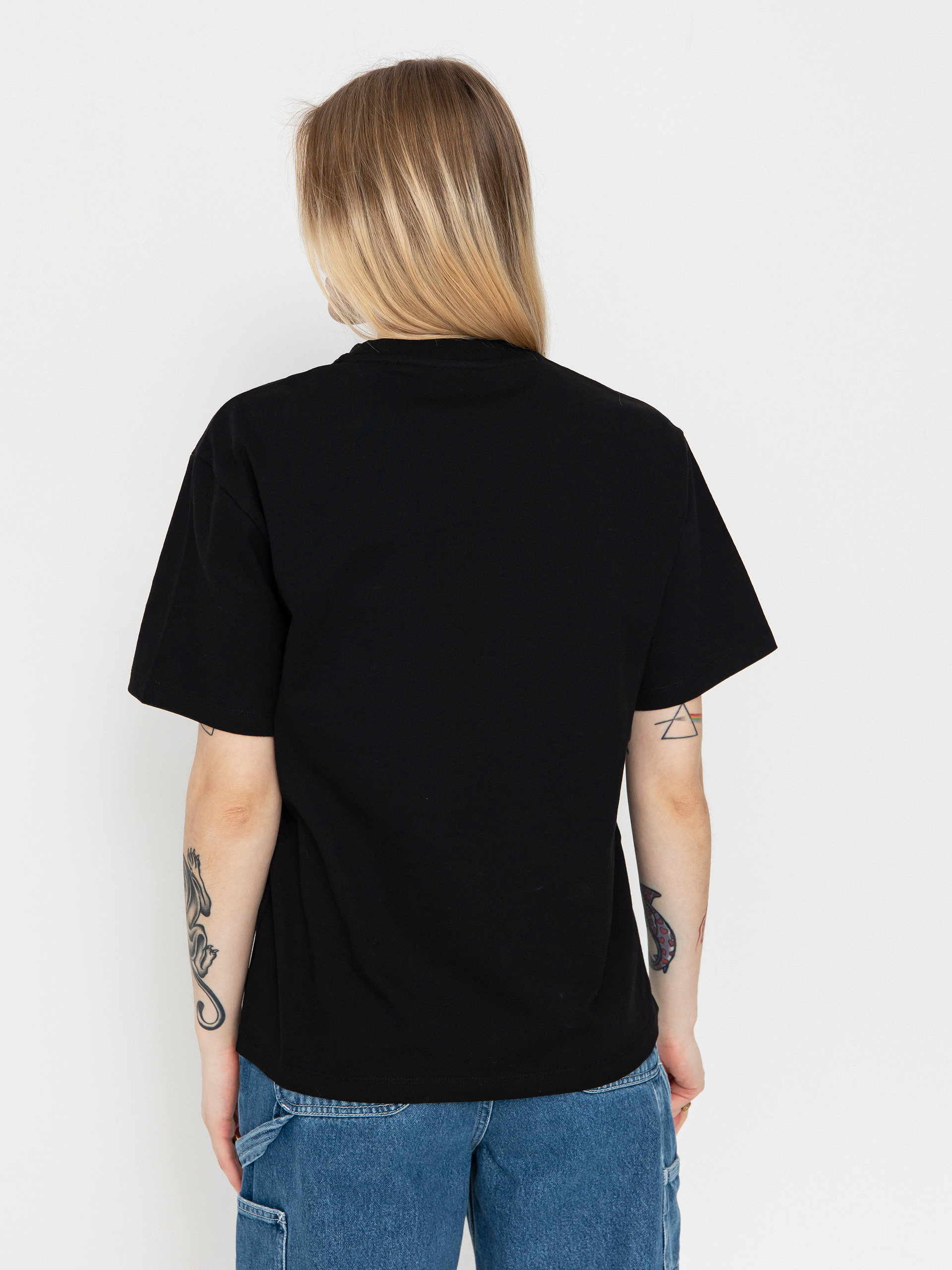 Carhartt WIP Rivet Script Wmn Póló (black/silver)