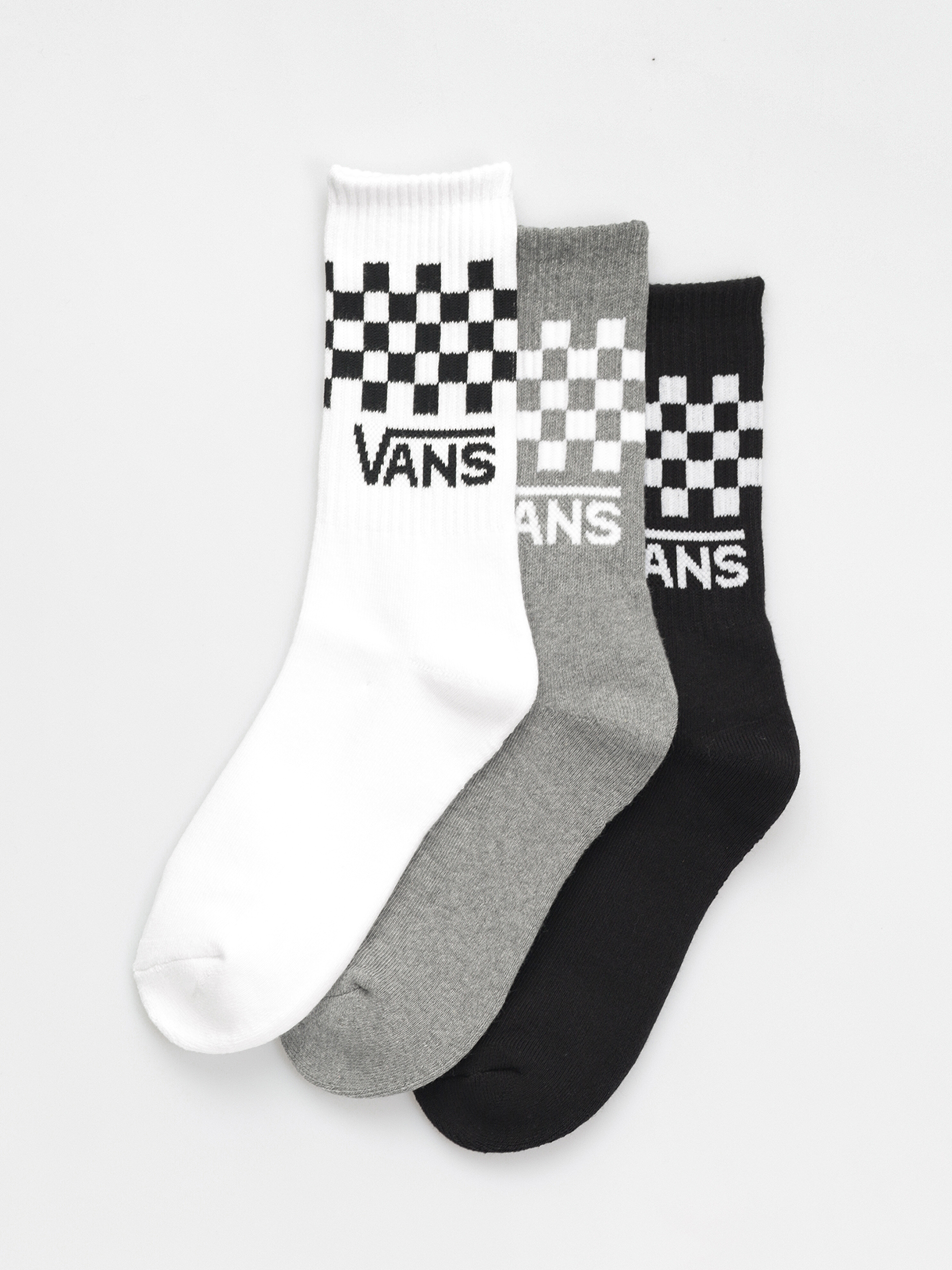 Vans Classic Check Crew Wmn Zokni (black/white)