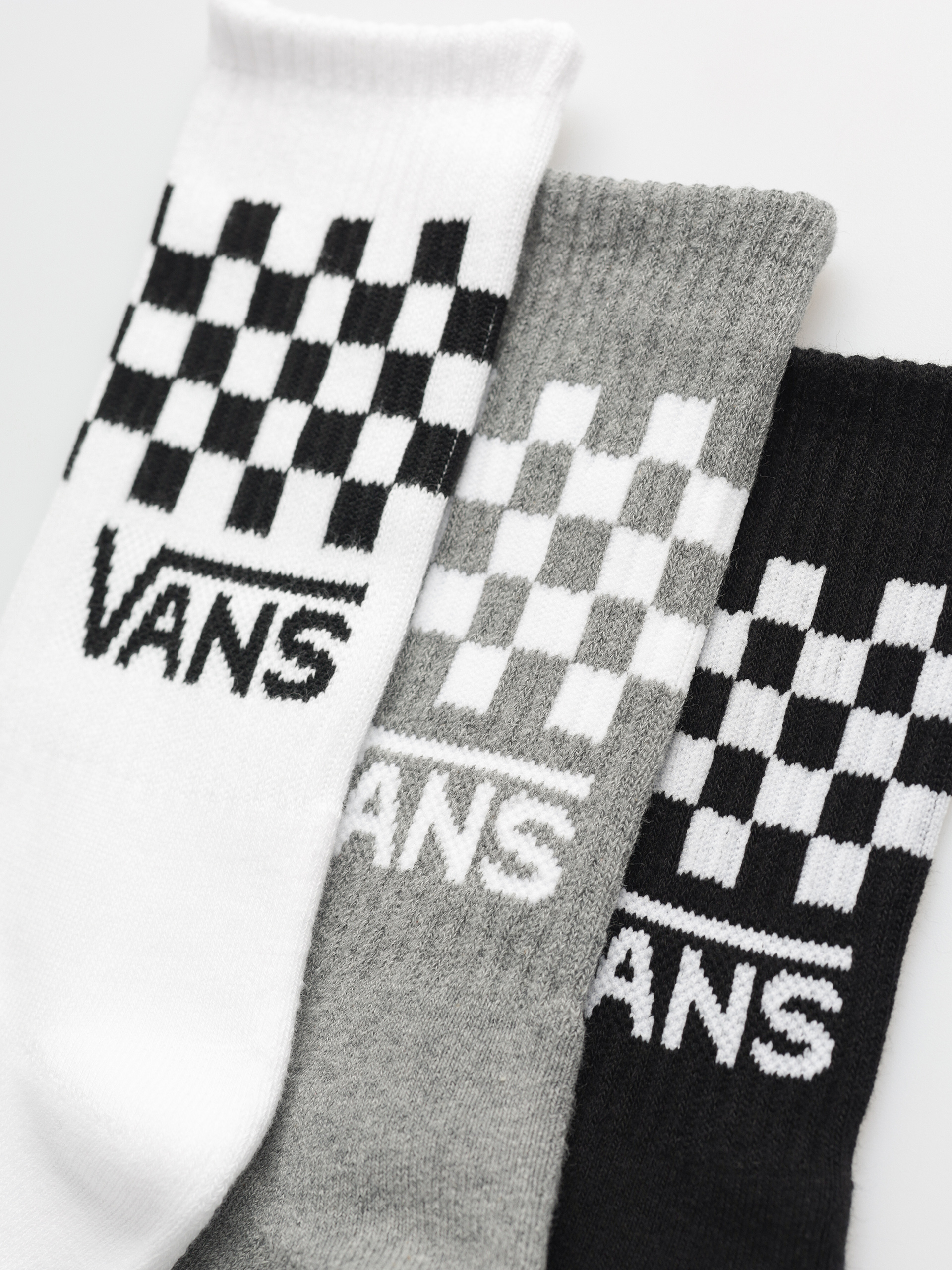 Vans Classic Check Crew Wmn Zokni (black/white)