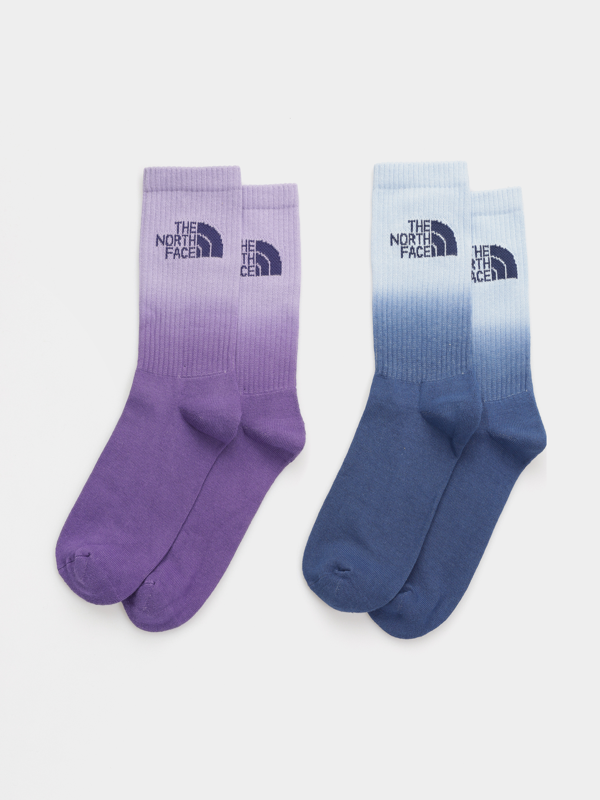 Zokni The North Face Everyday Crew Dip Dye 2P (purple mint/peak purple)