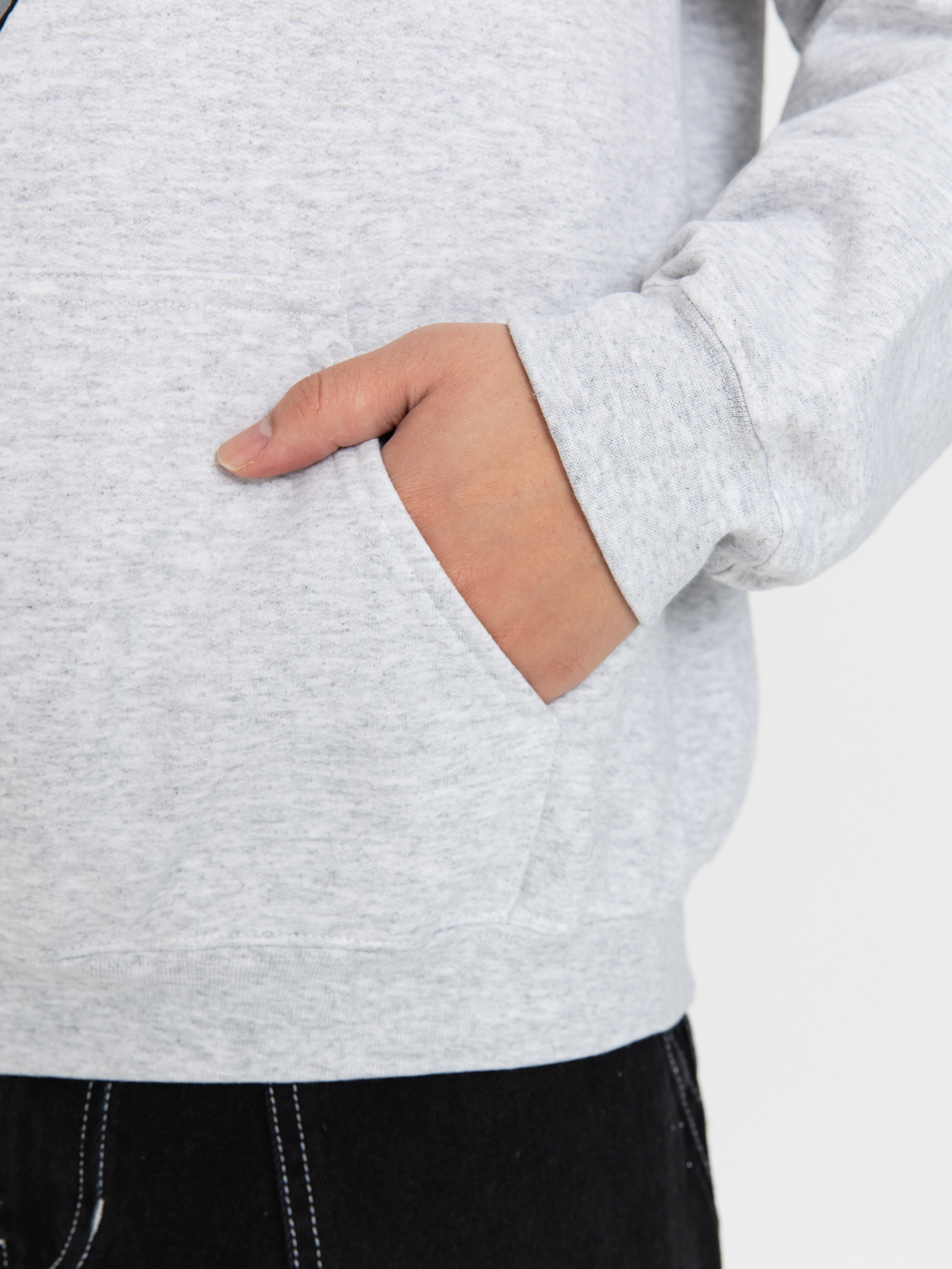 Thrasher X Toy Machine Monster Gram HD Kapucnis pulóver (ash grey)