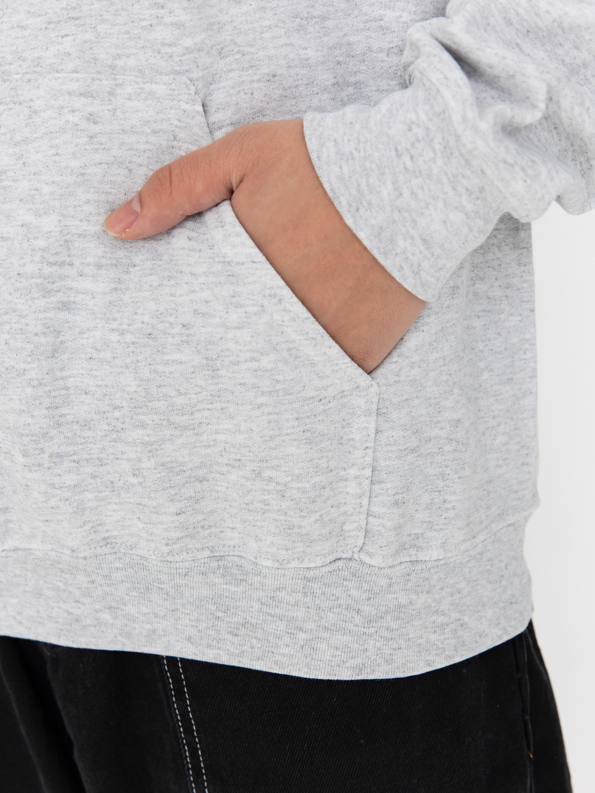 Thrasher X Toy Machine Five by Spanky HD Kapucnis pulóver (ash grey)