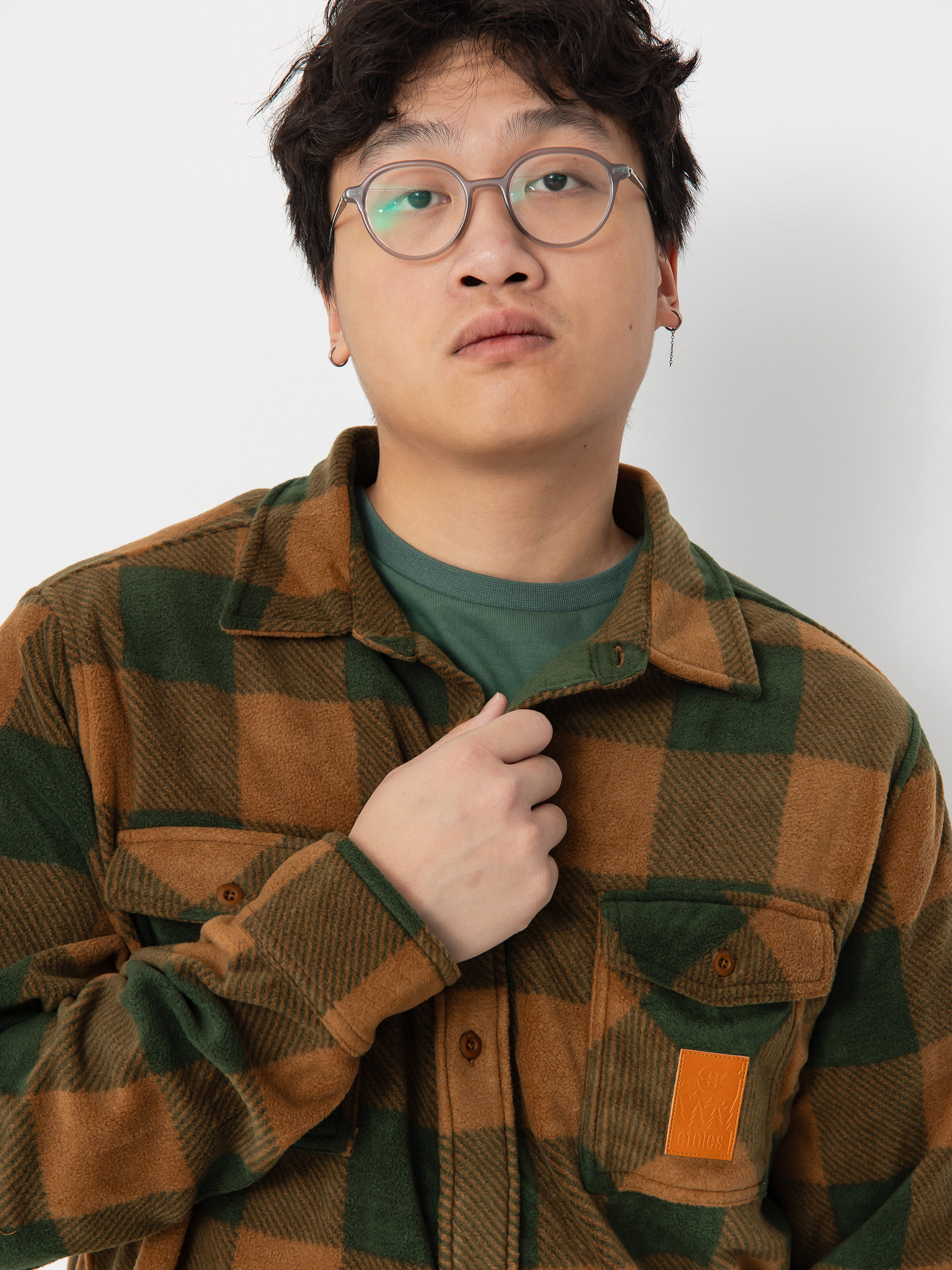 Férfi Etnies Woodsman HD Thermo pulóver (olive/tan)