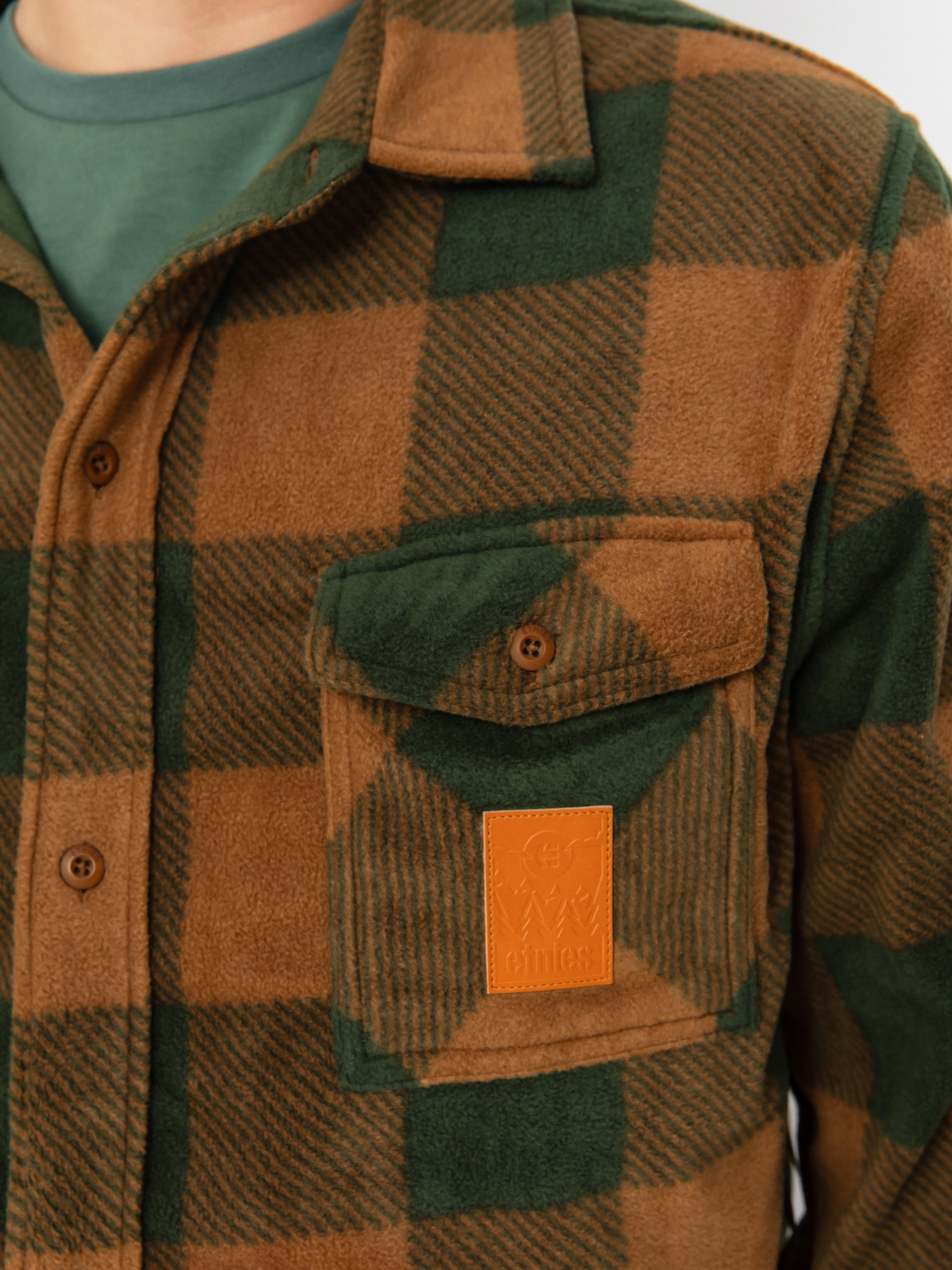 Férfi Etnies Woodsman HD Thermo pulóver (olive/tan)