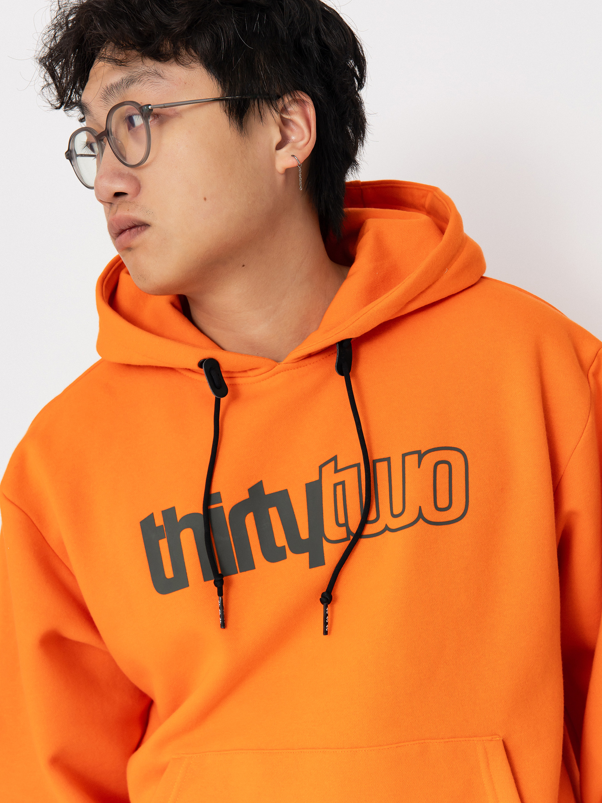 Férfi Thermo pulóver ThirtyTwo Double Tech HD (grey/orange)