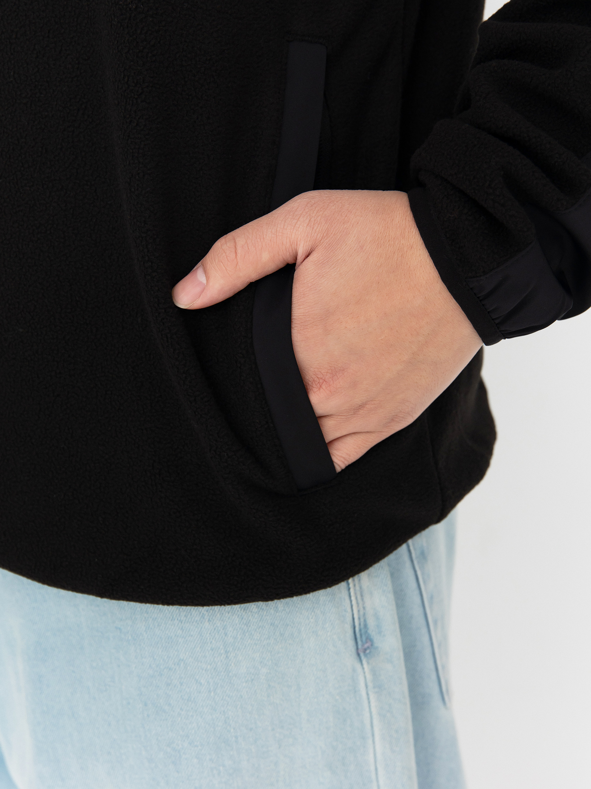 Férfi Thermo pulóver ThirtyTwo Rest Stop Anorak (black)