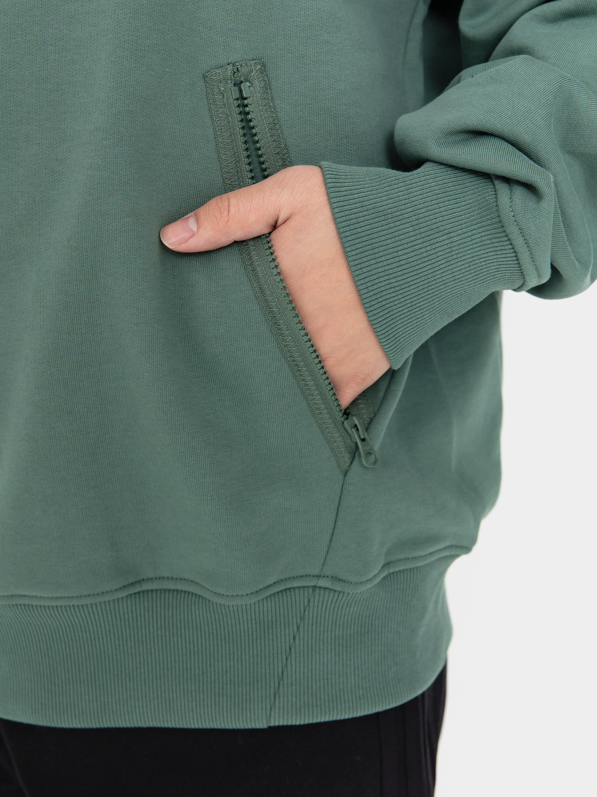 The North Face Heritage Graphic Relaxed HD Kapucnis pulóver (duck green)