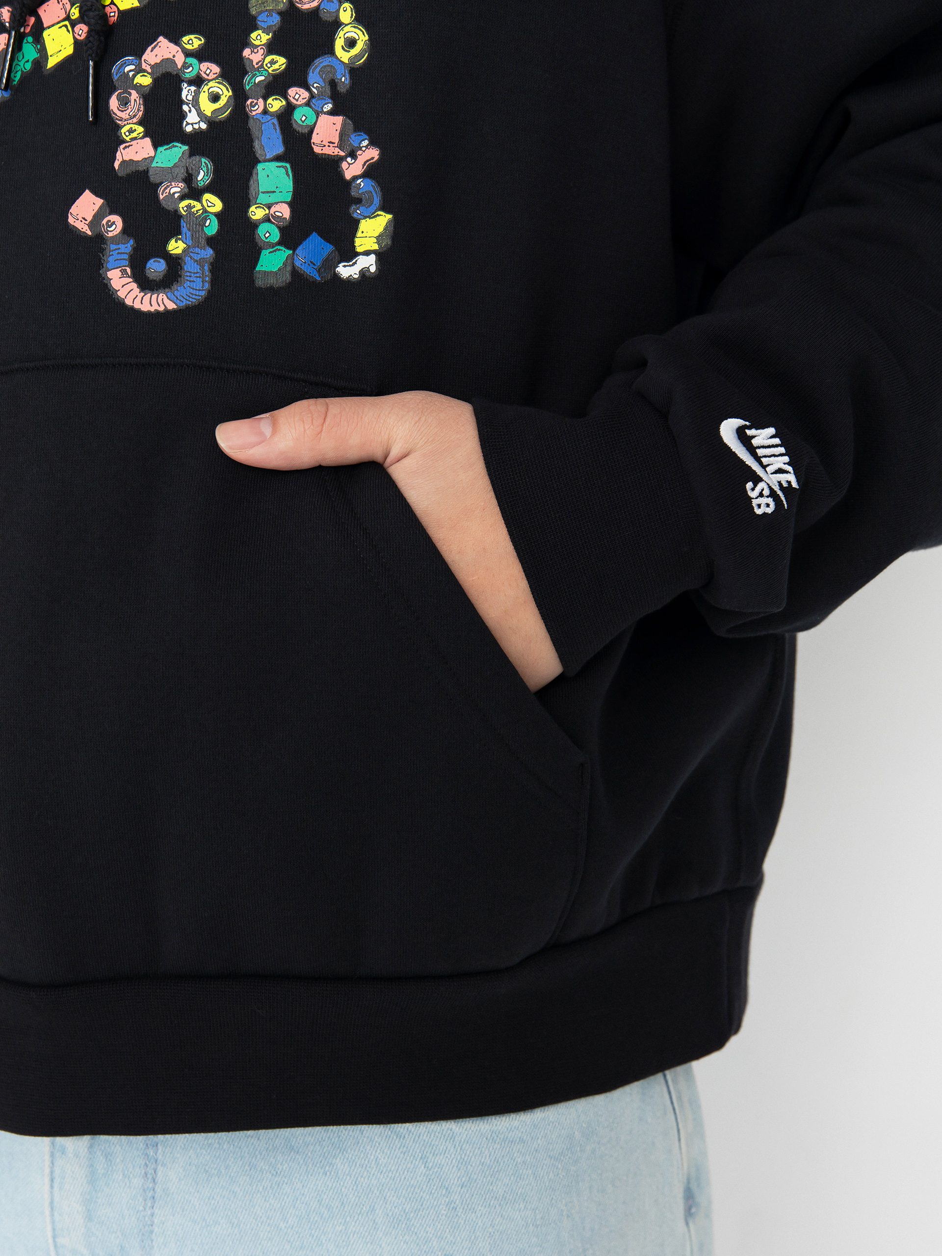 Nike SB Sugar High HD Kapucnis pulóver (black/white)