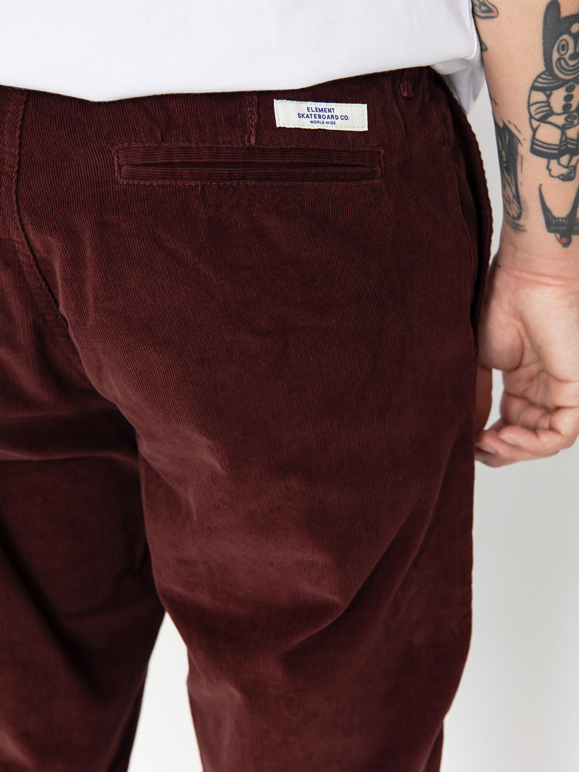 Element Howland Union Cord Chino Kisnadrág (decadent chocolate)