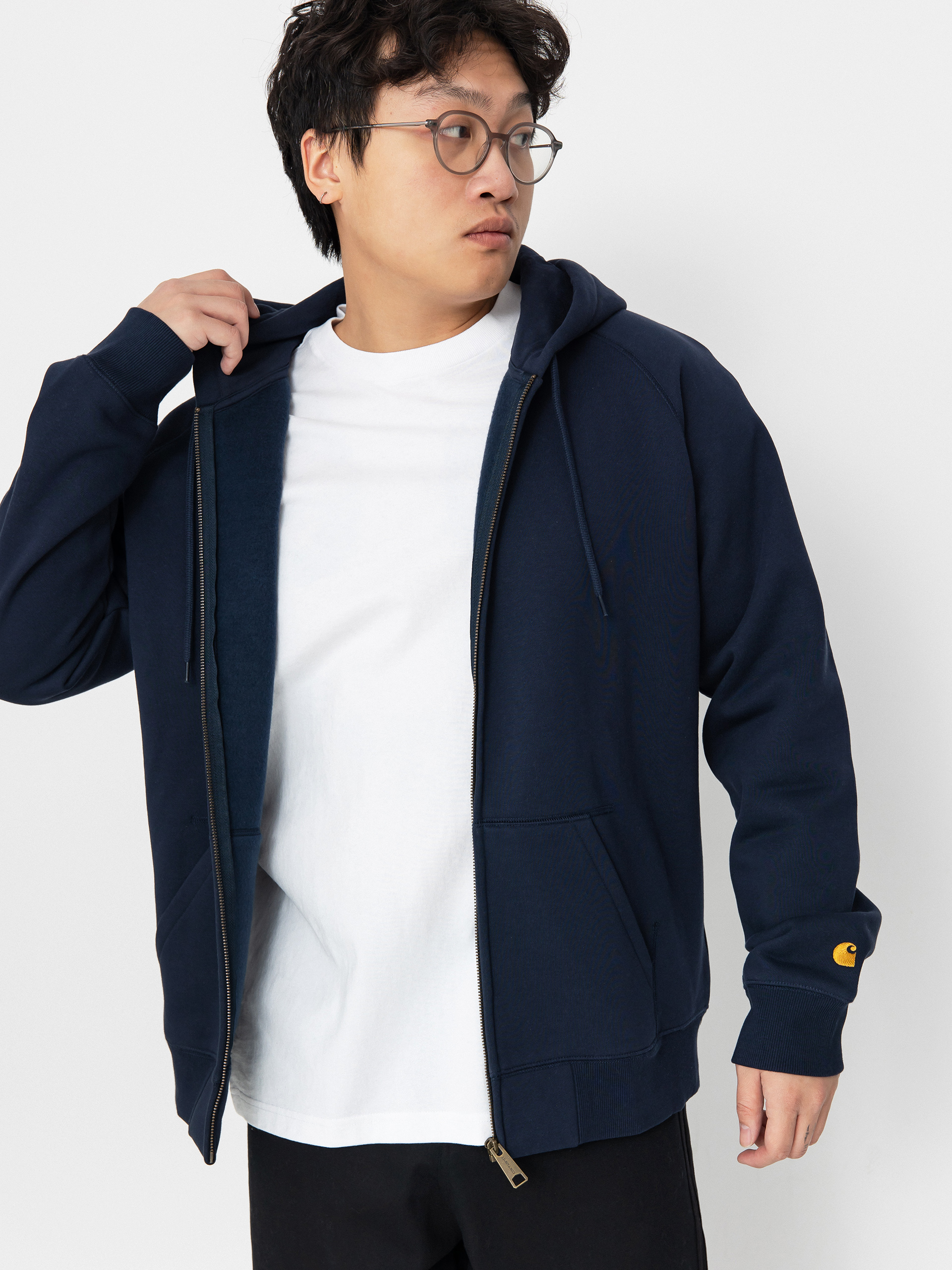 Carhartt WIP Chase ZHD Kapucnis pulóver (mizar/gold)