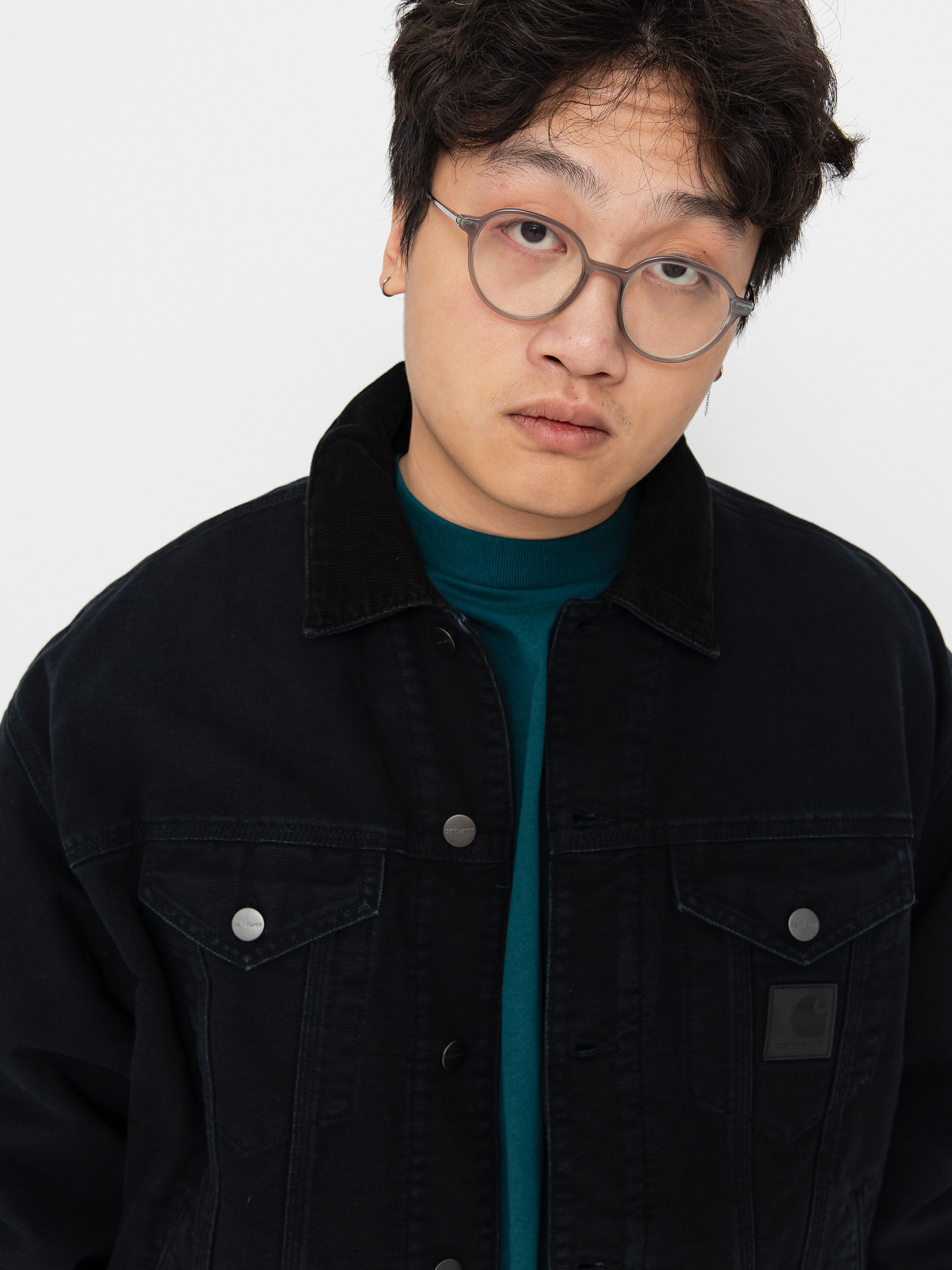 Carhartt WIP Dayton Trucker Dzseki (black/black)