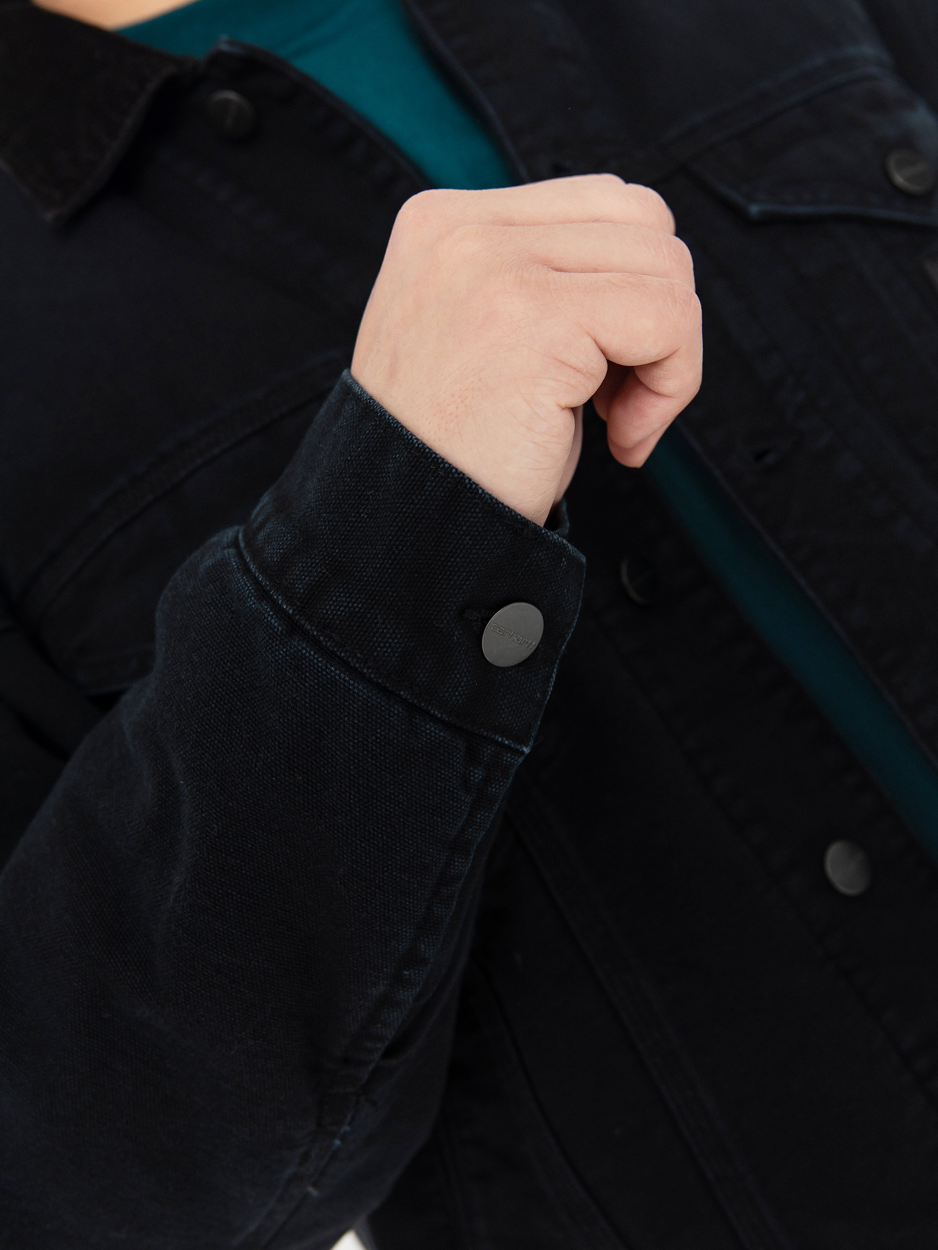 Carhartt WIP Dayton Trucker Dzseki (black/black)