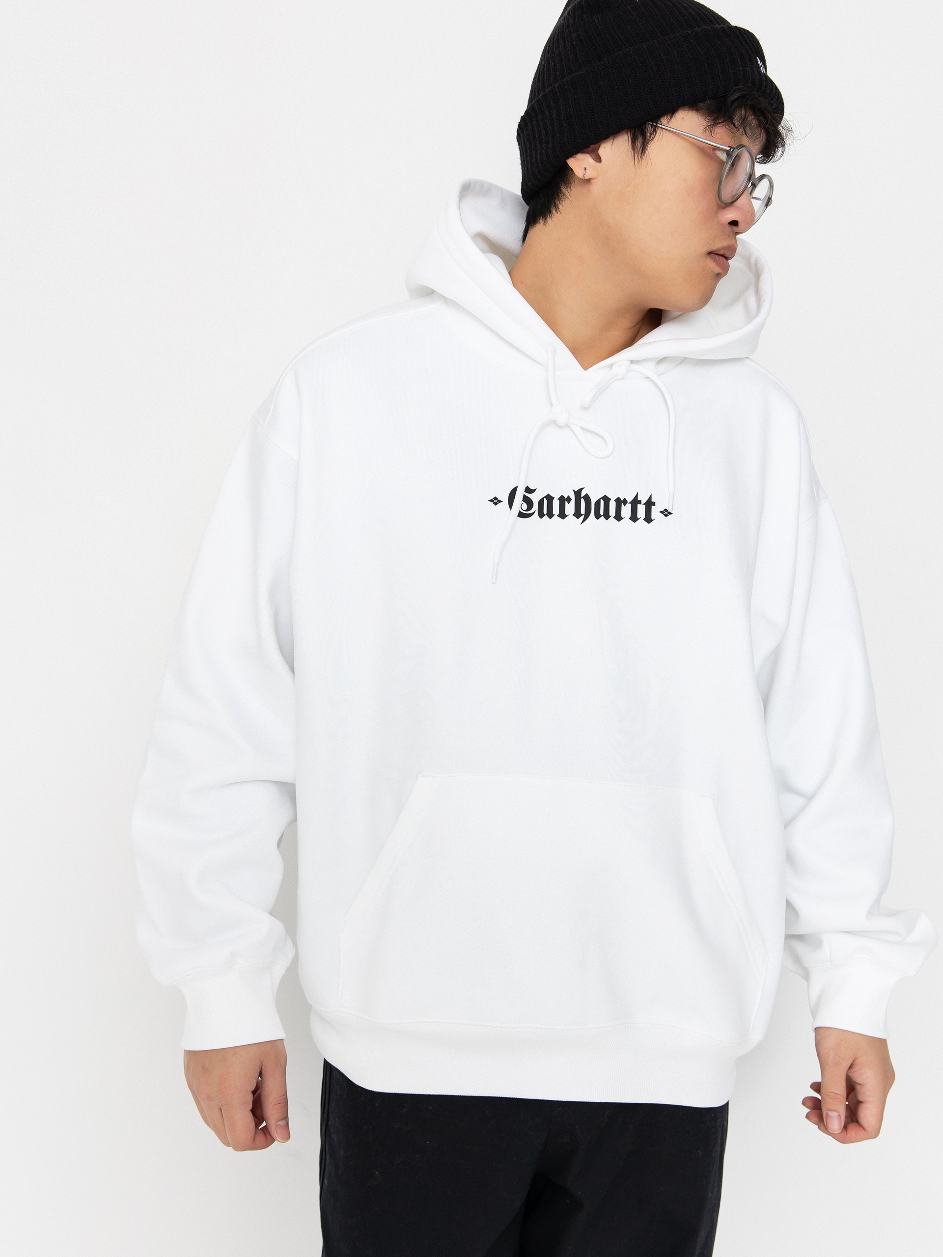 Carhartt WIP Greatest Hits HD Kapucnis pulóver (white/black)