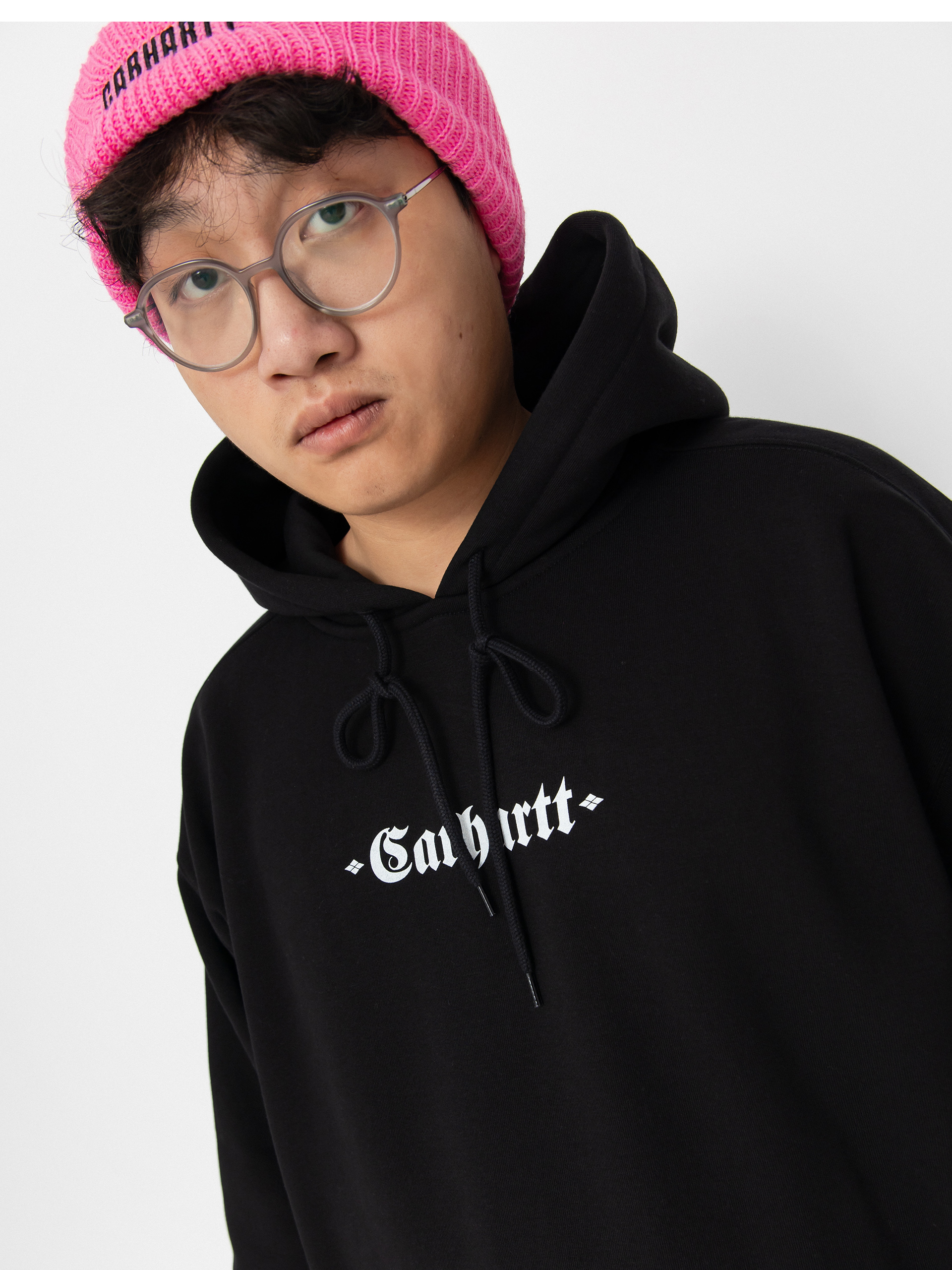 Carhartt WIP Greatest Hits HD Kapucnis pulóver (black/white)