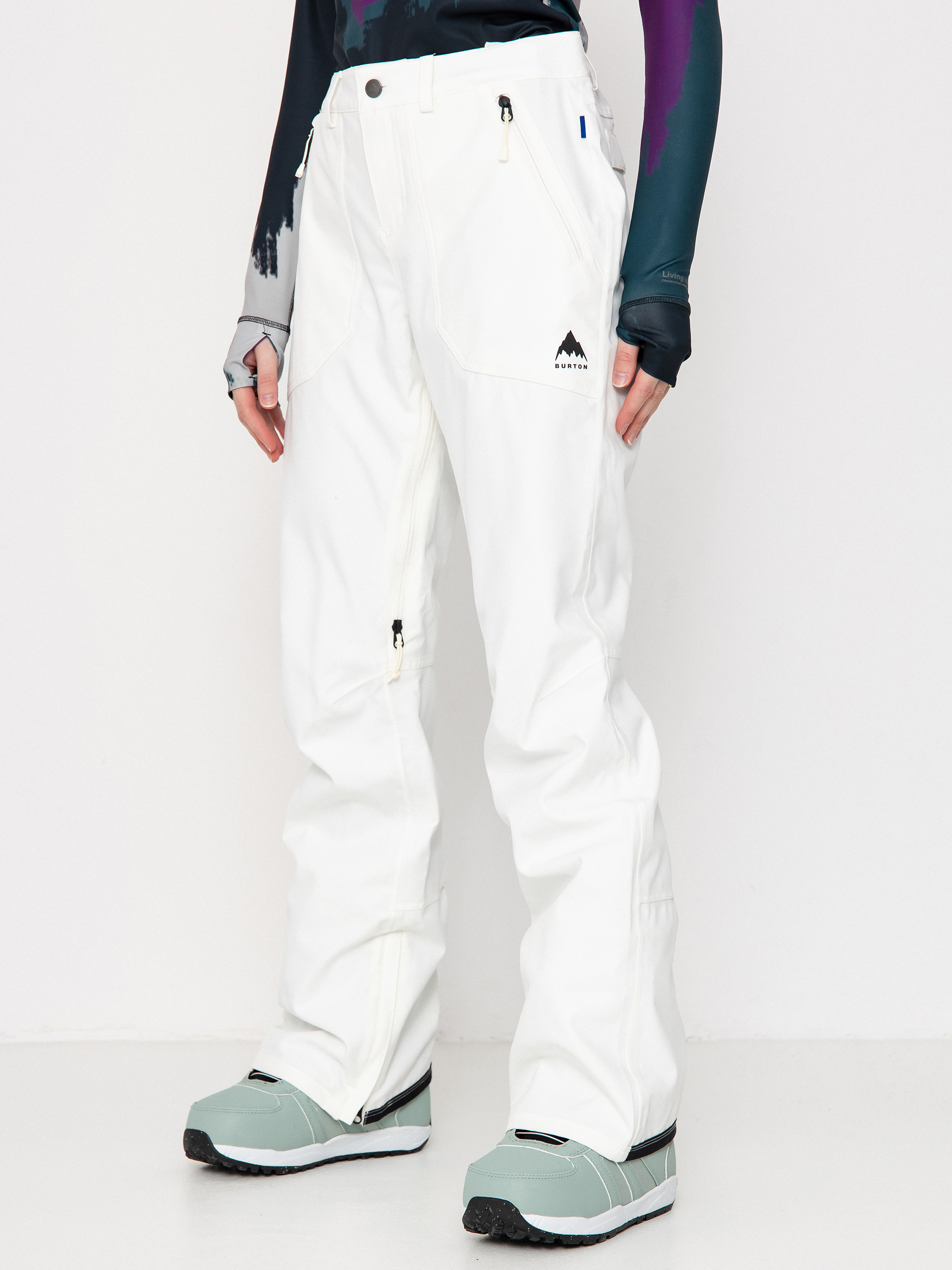 Női Snowboard nadrág Burton Vida Stretch (stout white)