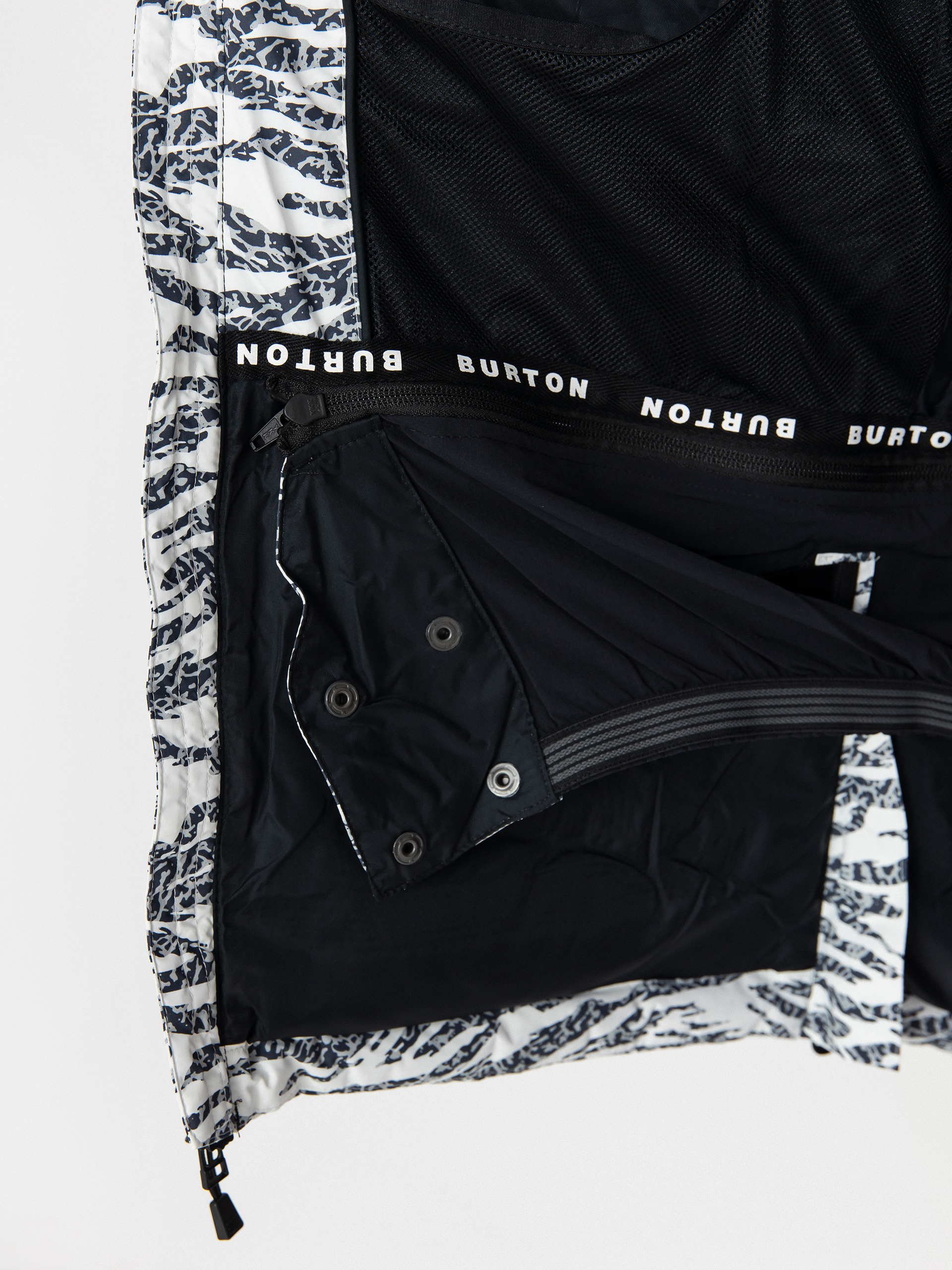 Női Snowboard dzseki Burton Loyil Down (zebra camo)