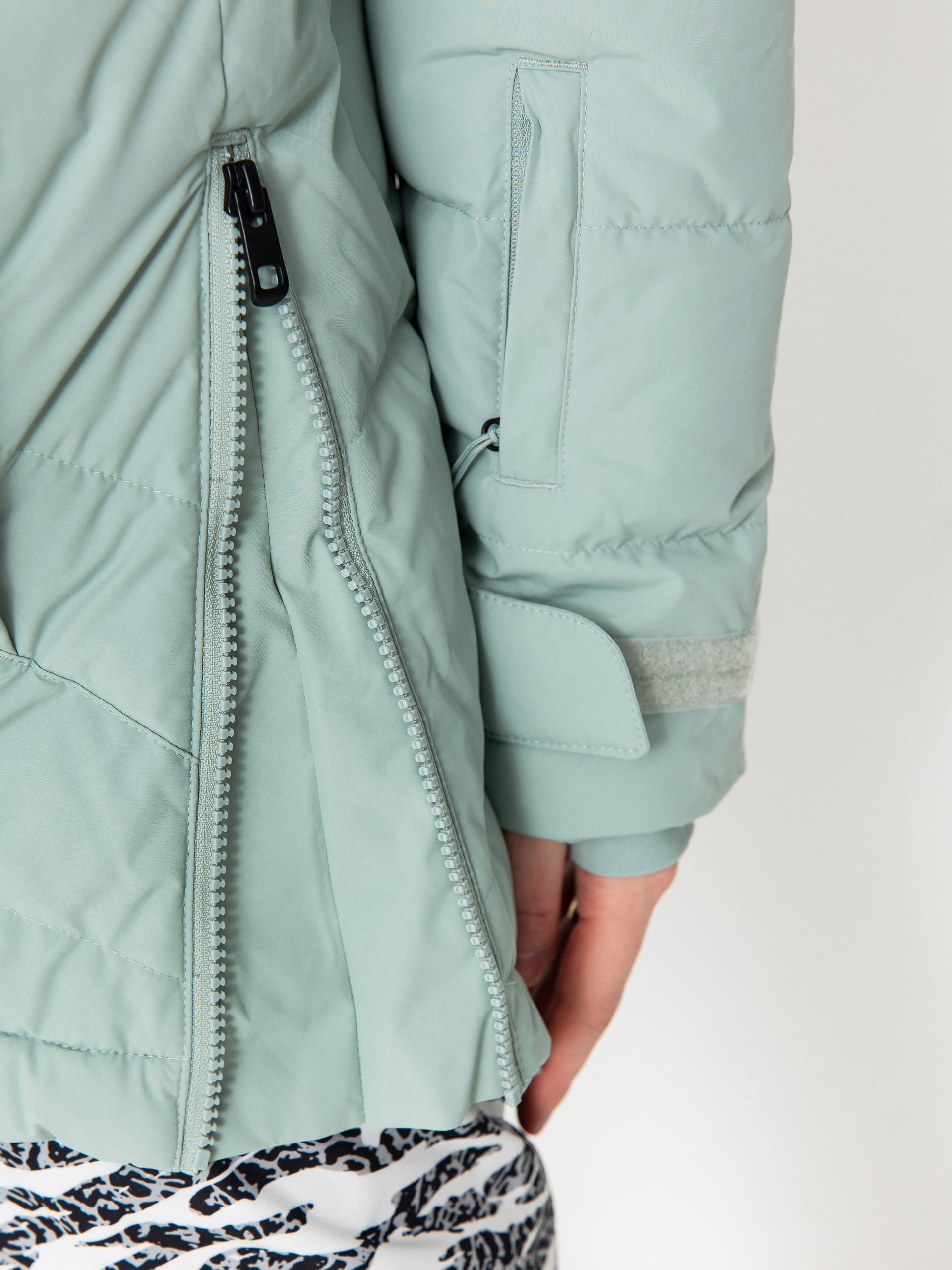 Női Snowboard dzseki Burton Loyil Down (petrol green)