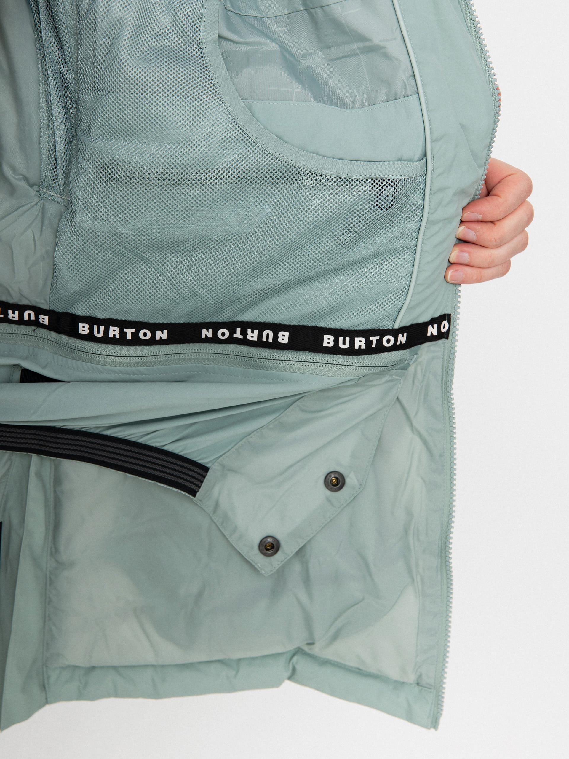 Női Snowboard dzseki Burton Loyil Down (petrol green)