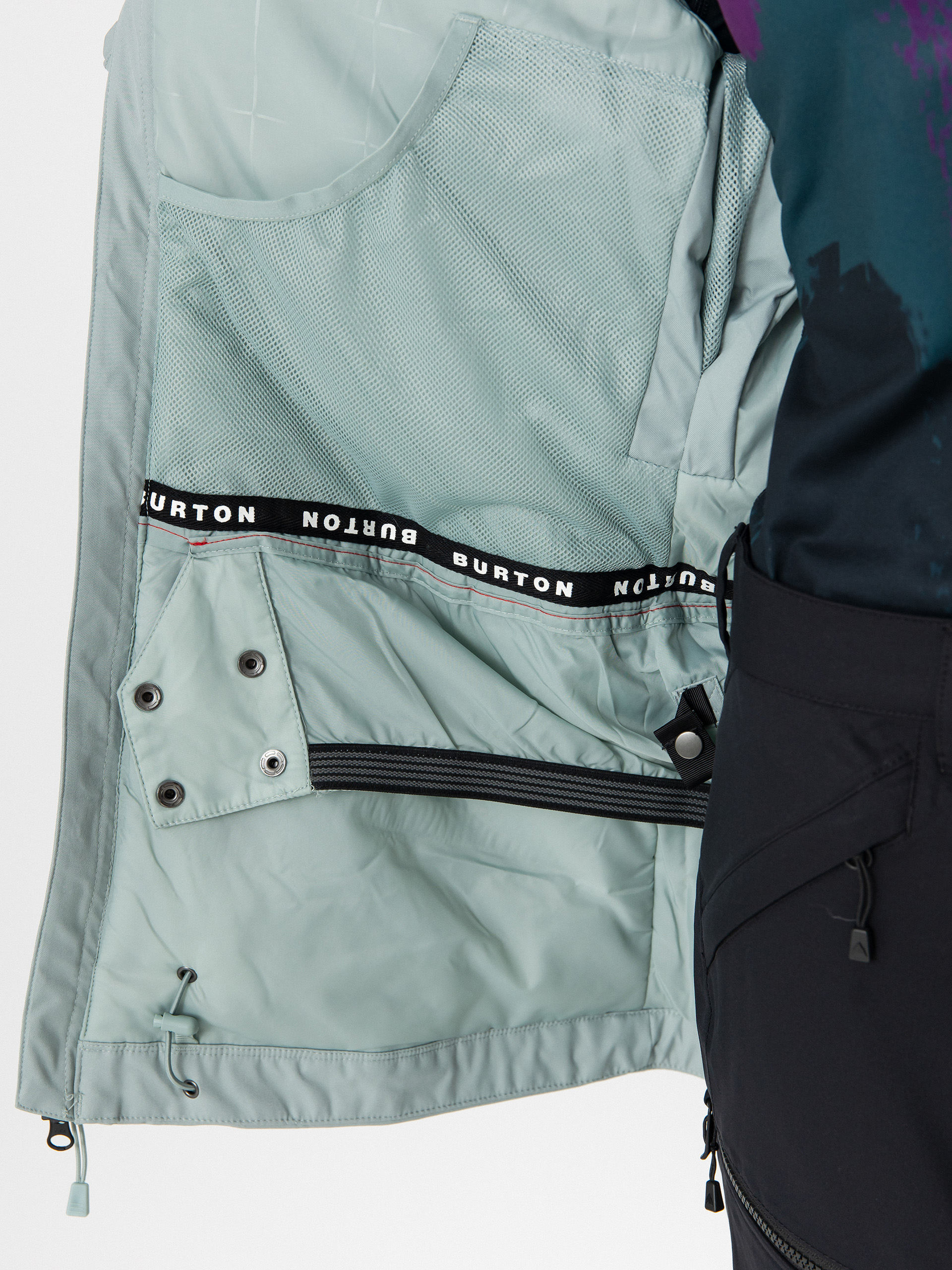 Női Snowboard dzseki Burton Lelah (petrol green)