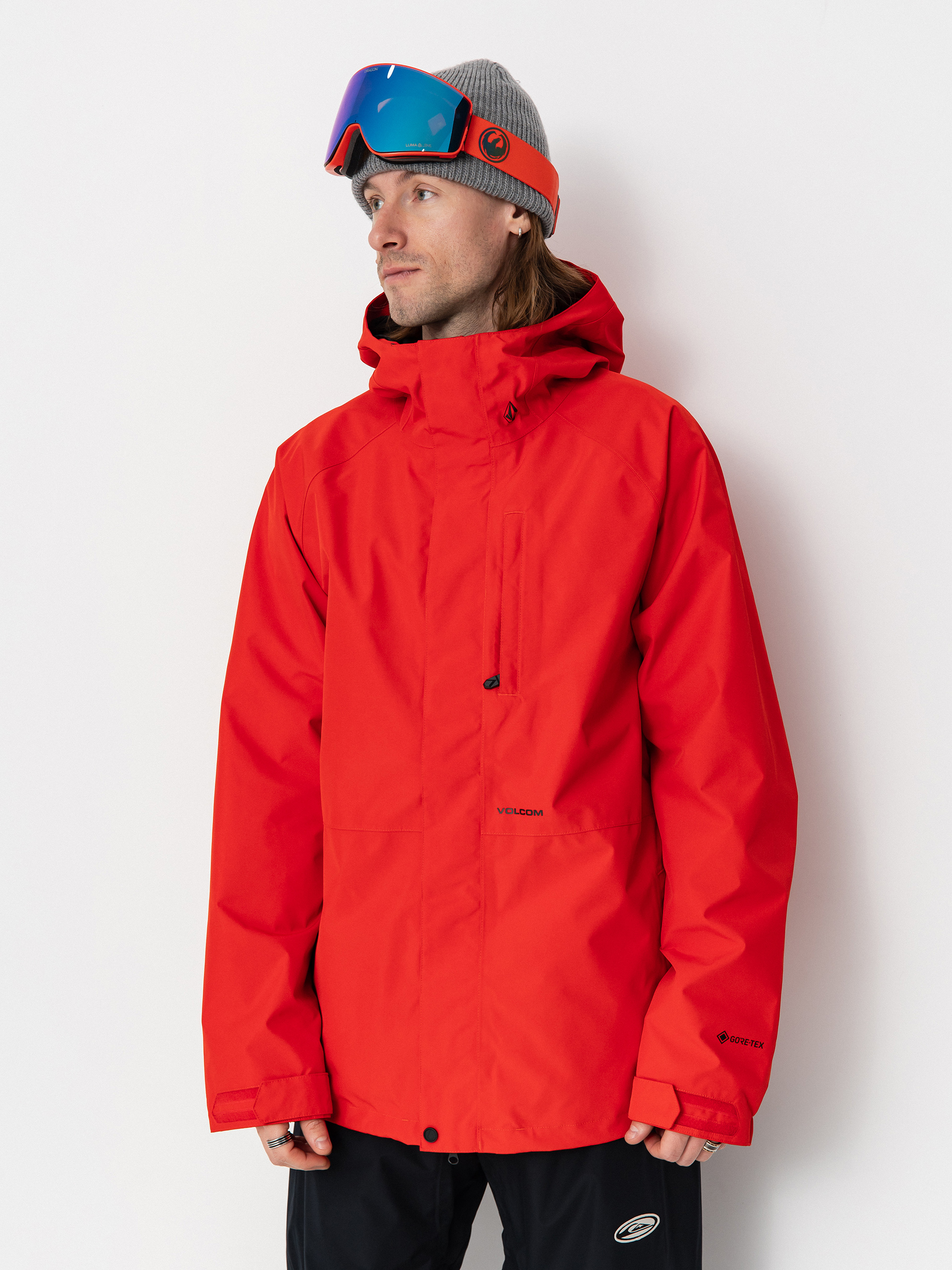Férfi Snowboard dzseki Volcom Dua Gore Tex (crimson)
