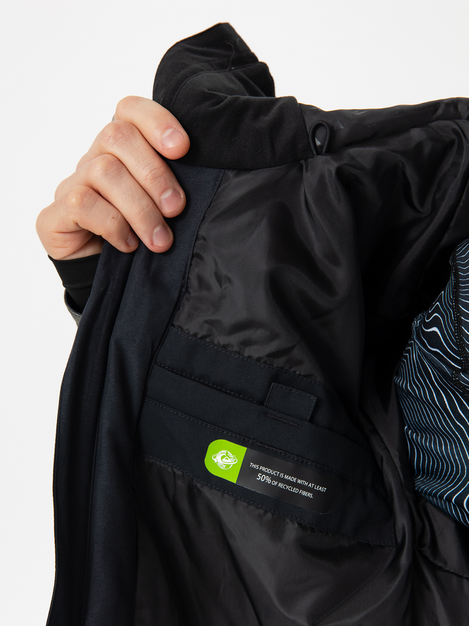 Férfi Quiksilver Mission Printed Block Snowboard dzseki (mountain spray cante)