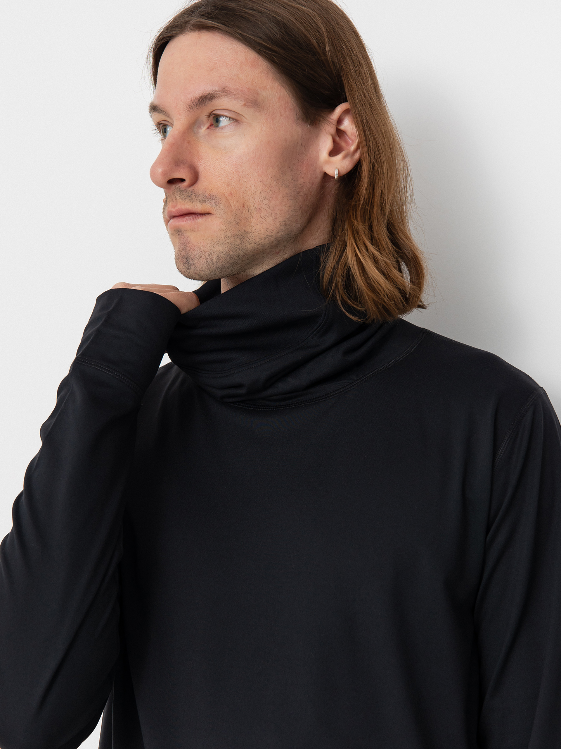 Burton Midweight Long Neck Hosszú ujjú felső (true black)