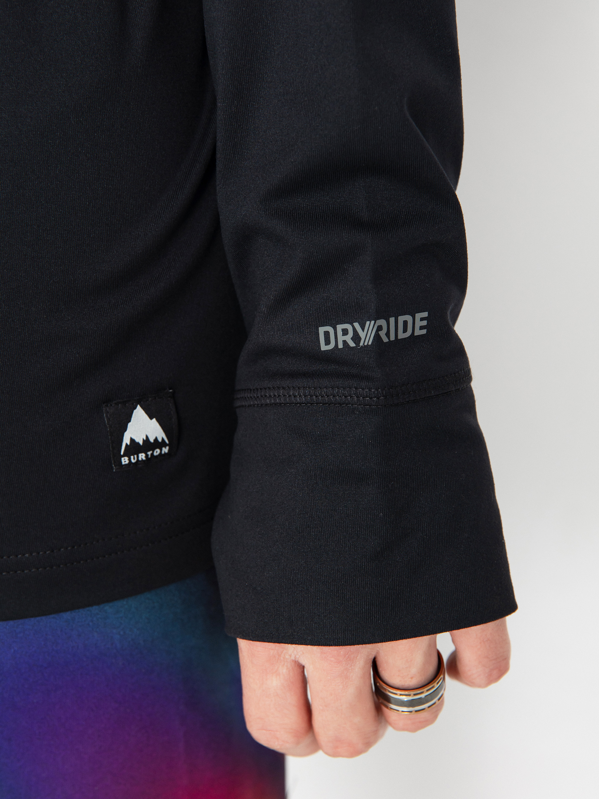 Burton Midweight Long Neck Hosszú ujjú felső (true black)
