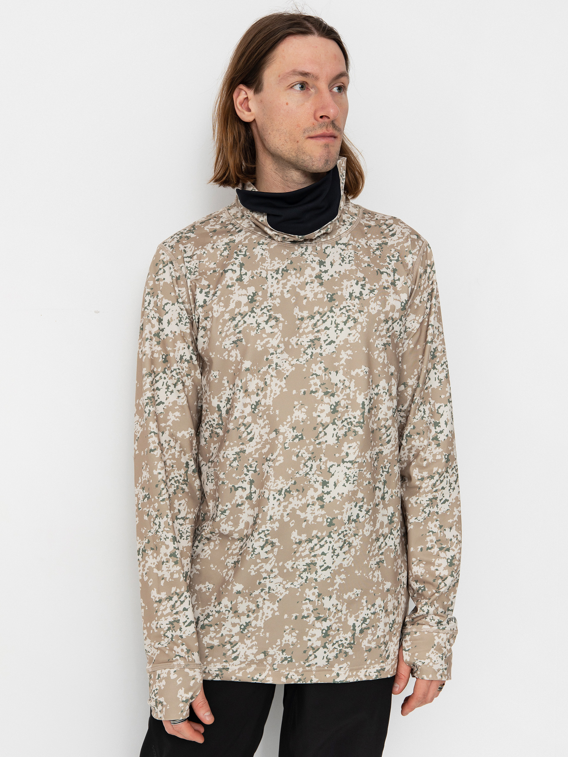 Burton Midweight Long Neck Hosszu00fa ujju00fa felsu0151 (snowfall camo)