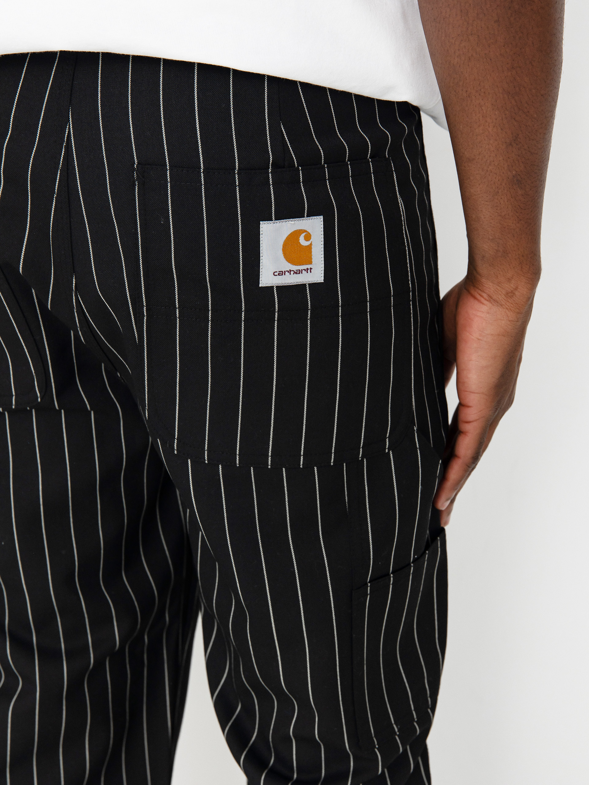 Carhartt WIP Seaton Kisnadrág (seaton stripe black)