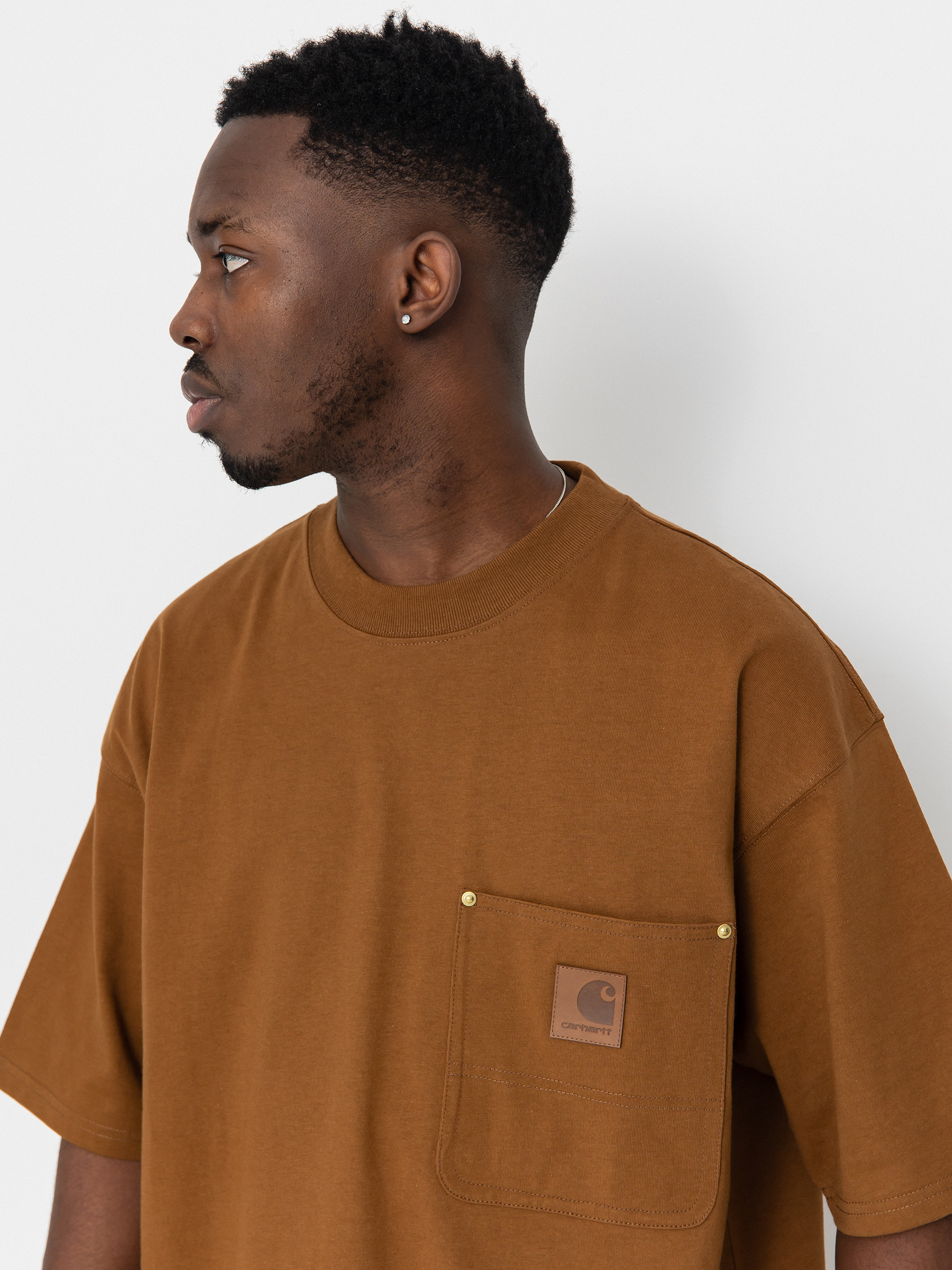 Carhartt WIP Eldon Pocket Póló (hamilton brown)