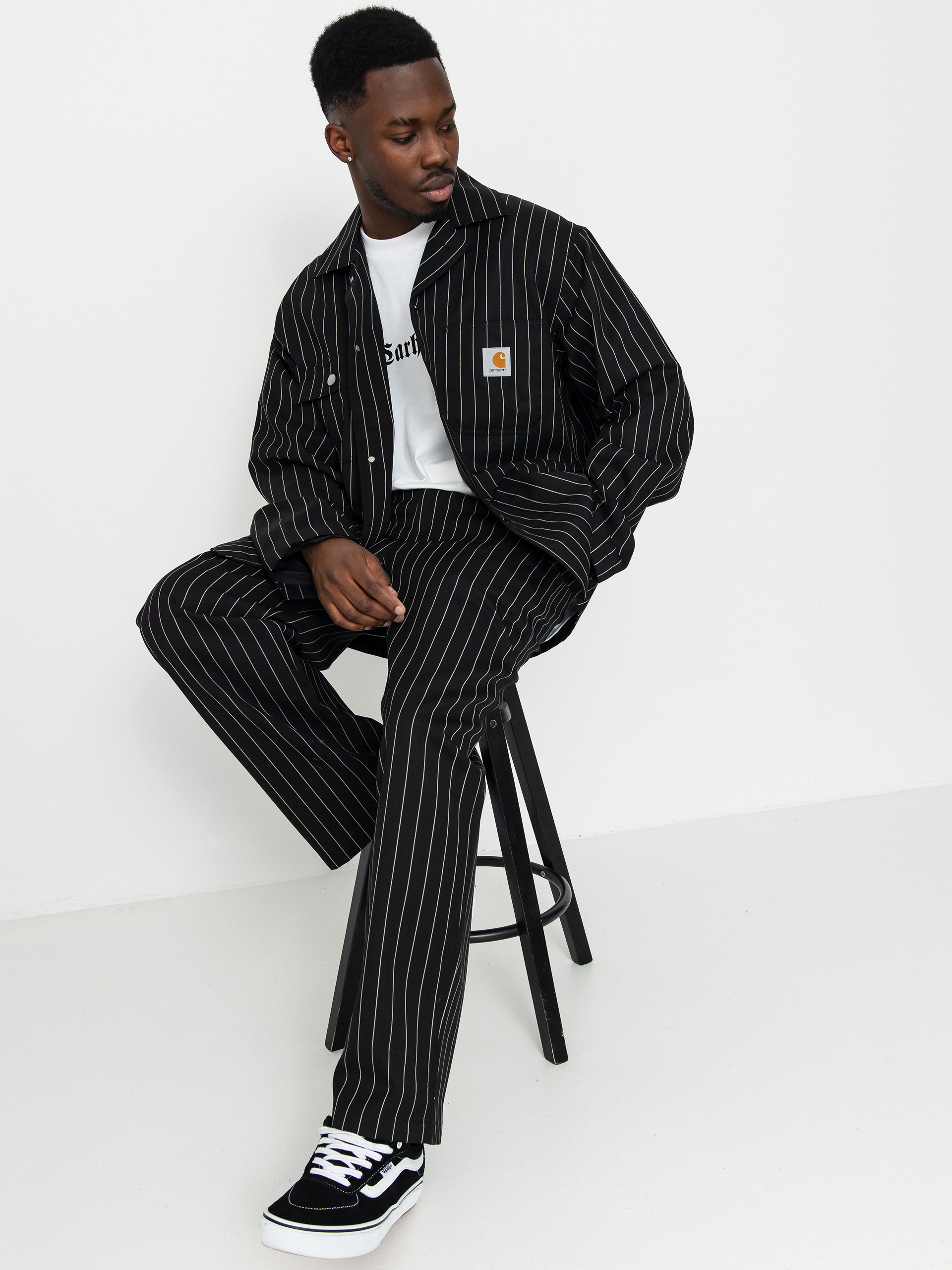 Dzseki Carhartt WIP Seaton Blazer (seaton stripe black)