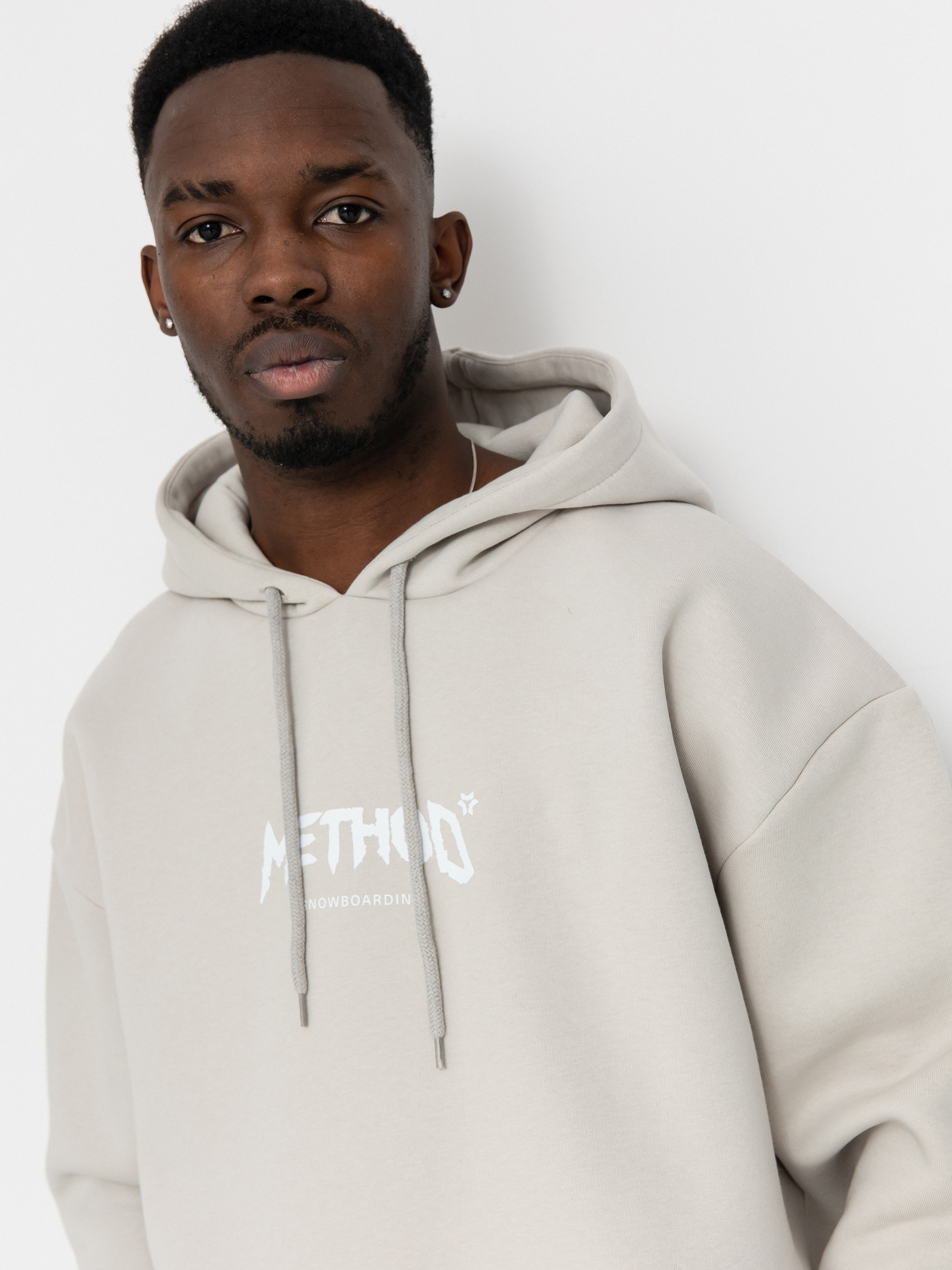 Method Snowboarding HD Kapucnis pulóver (bone)