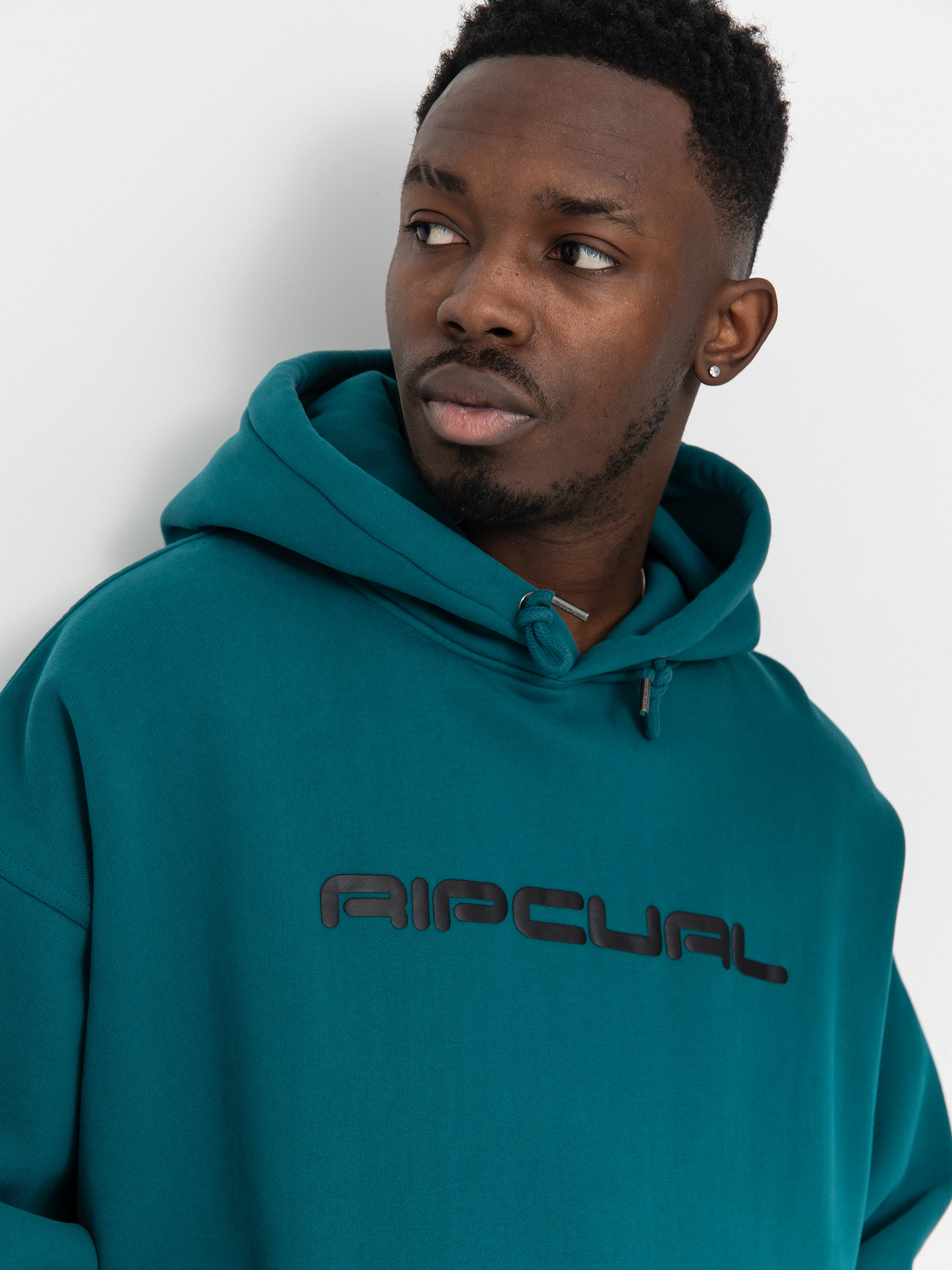 Kapucnis pulóver Rip Curl Dosed Up HD (trekking green)