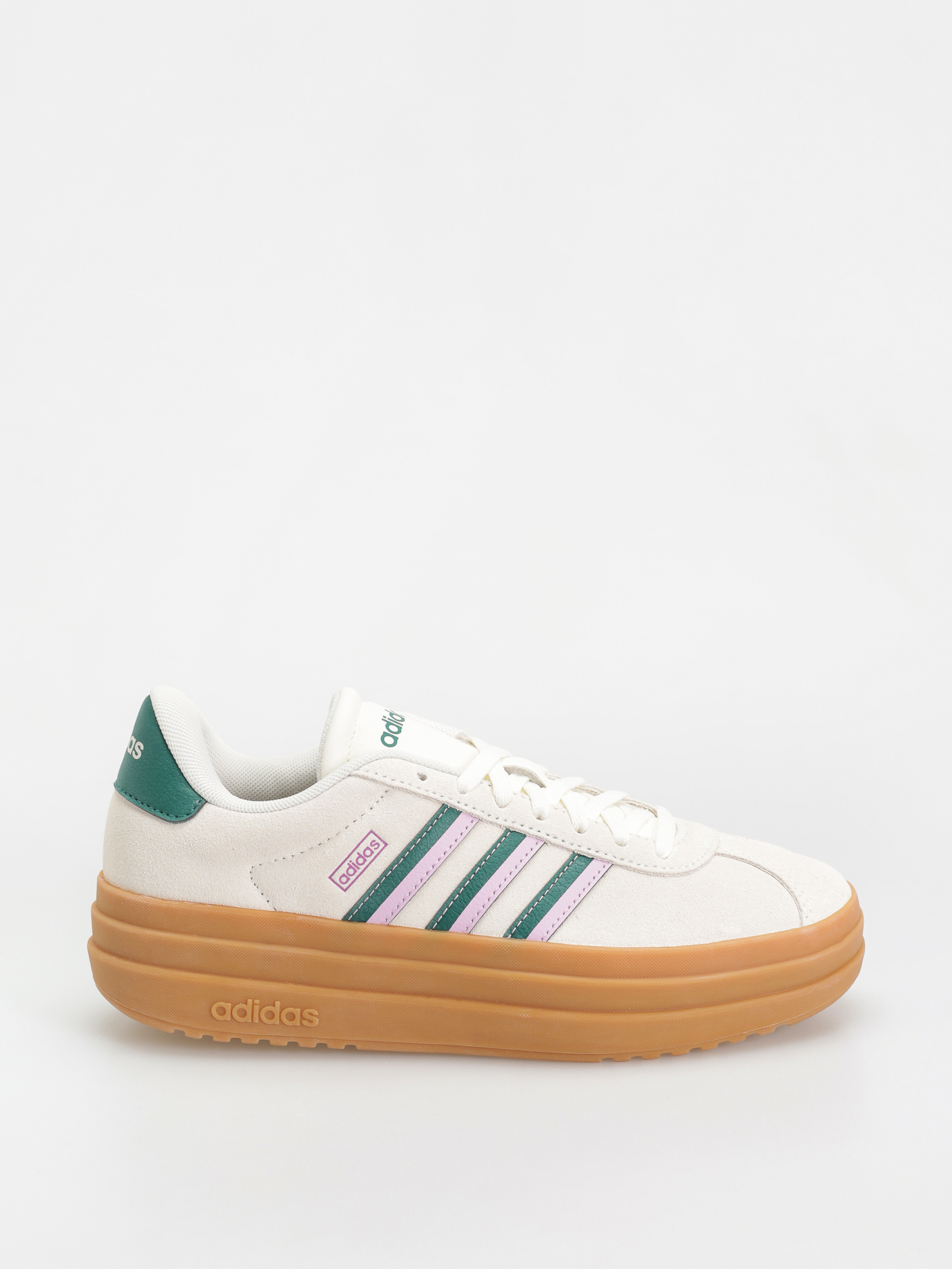 adidas Vl Court Bold Wmn Cipők (owhite/cgreen/blilil)