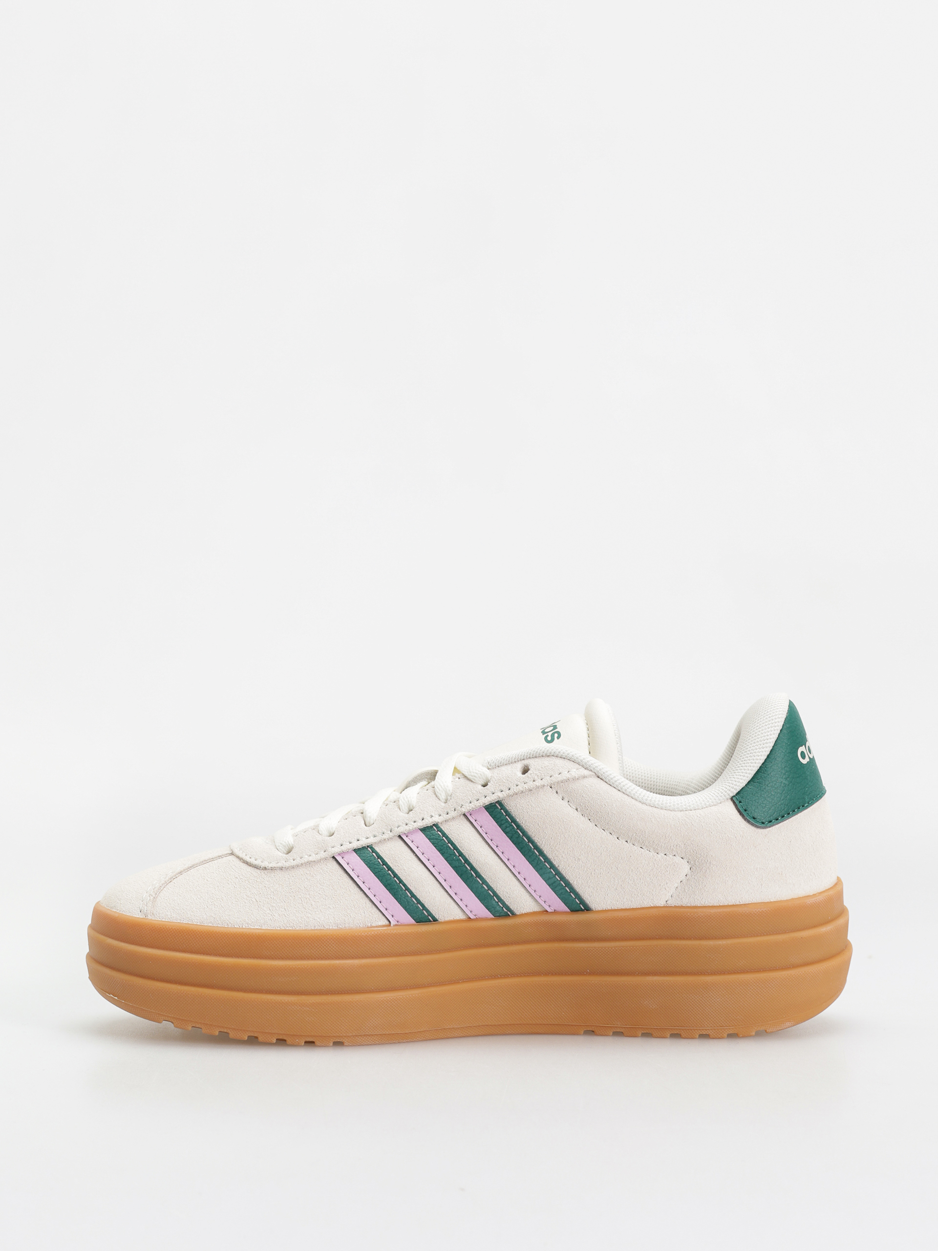 adidas Vl Court Bold Wmn Cipők (owhite/cgreen/blilil)