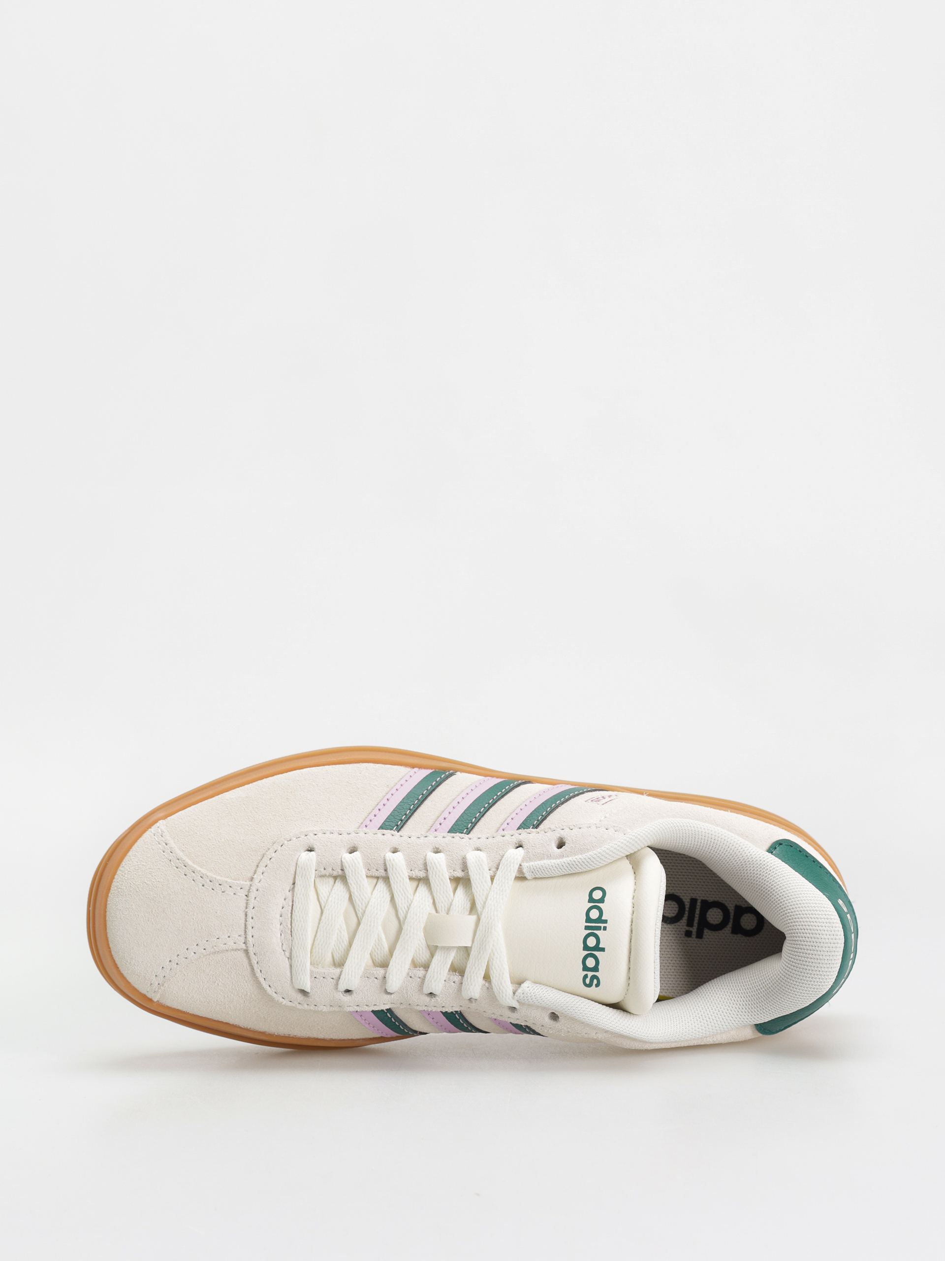 adidas Vl Court Bold Wmn Cipők (owhite/cgreen/blilil)