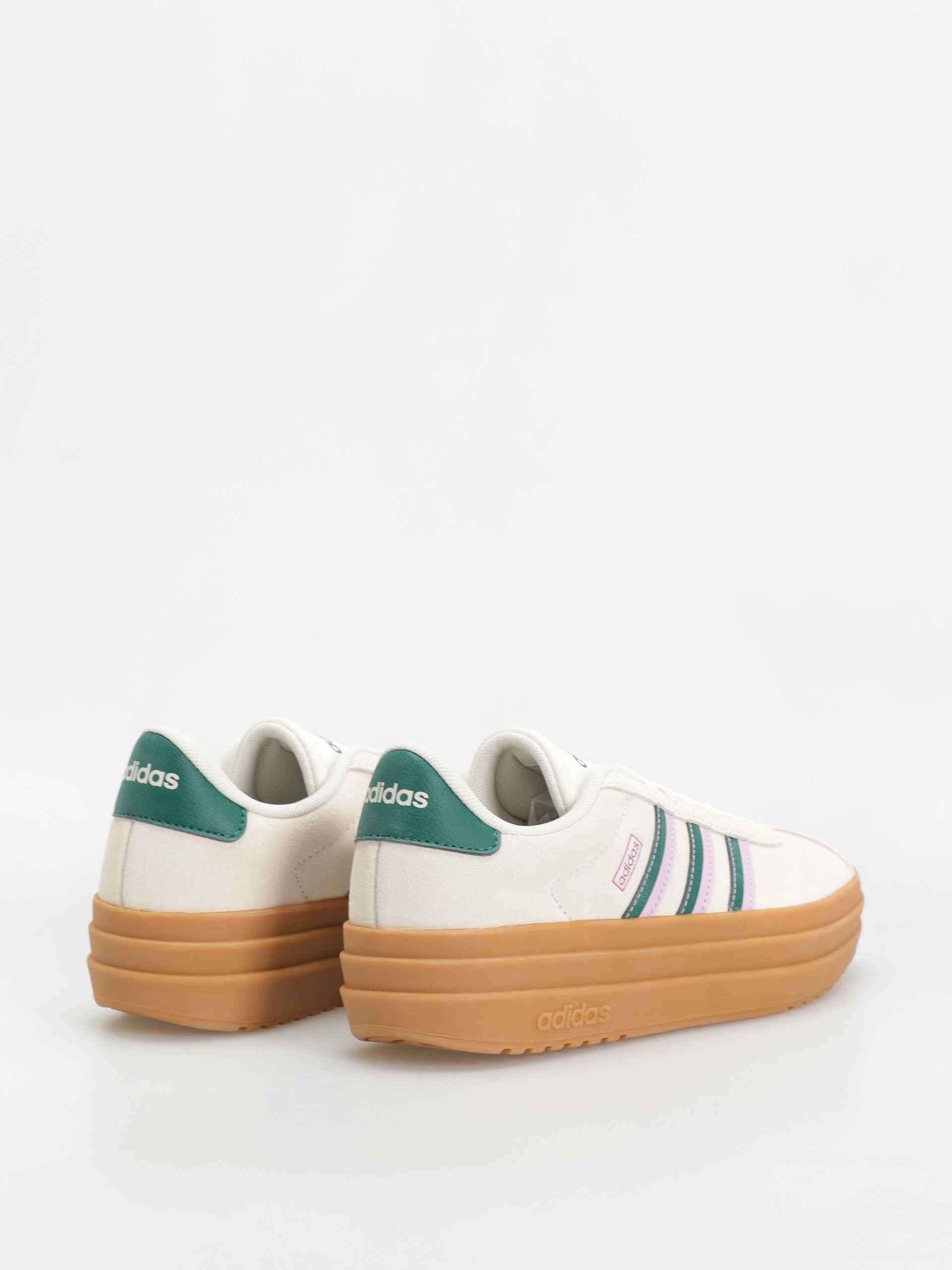 adidas Vl Court Bold Wmn Cipők (owhite/cgreen/blilil)