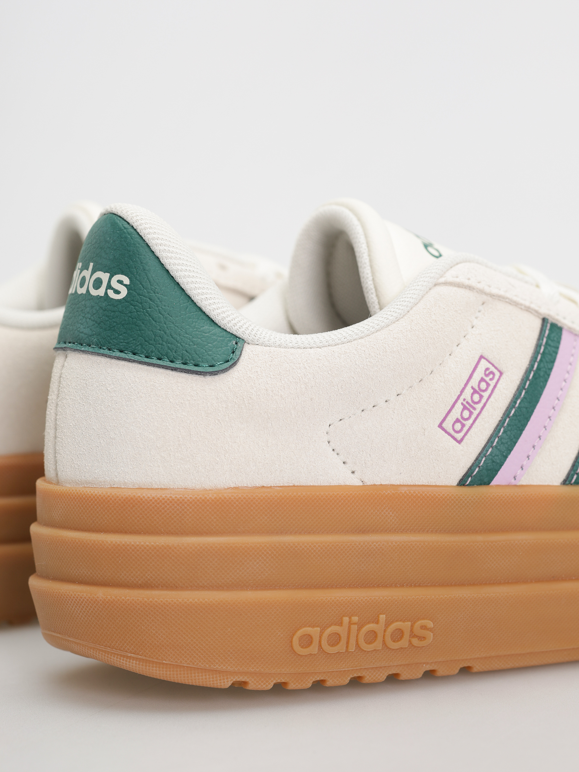adidas Vl Court Bold Wmn Cipők (owhite/cgreen/blilil)