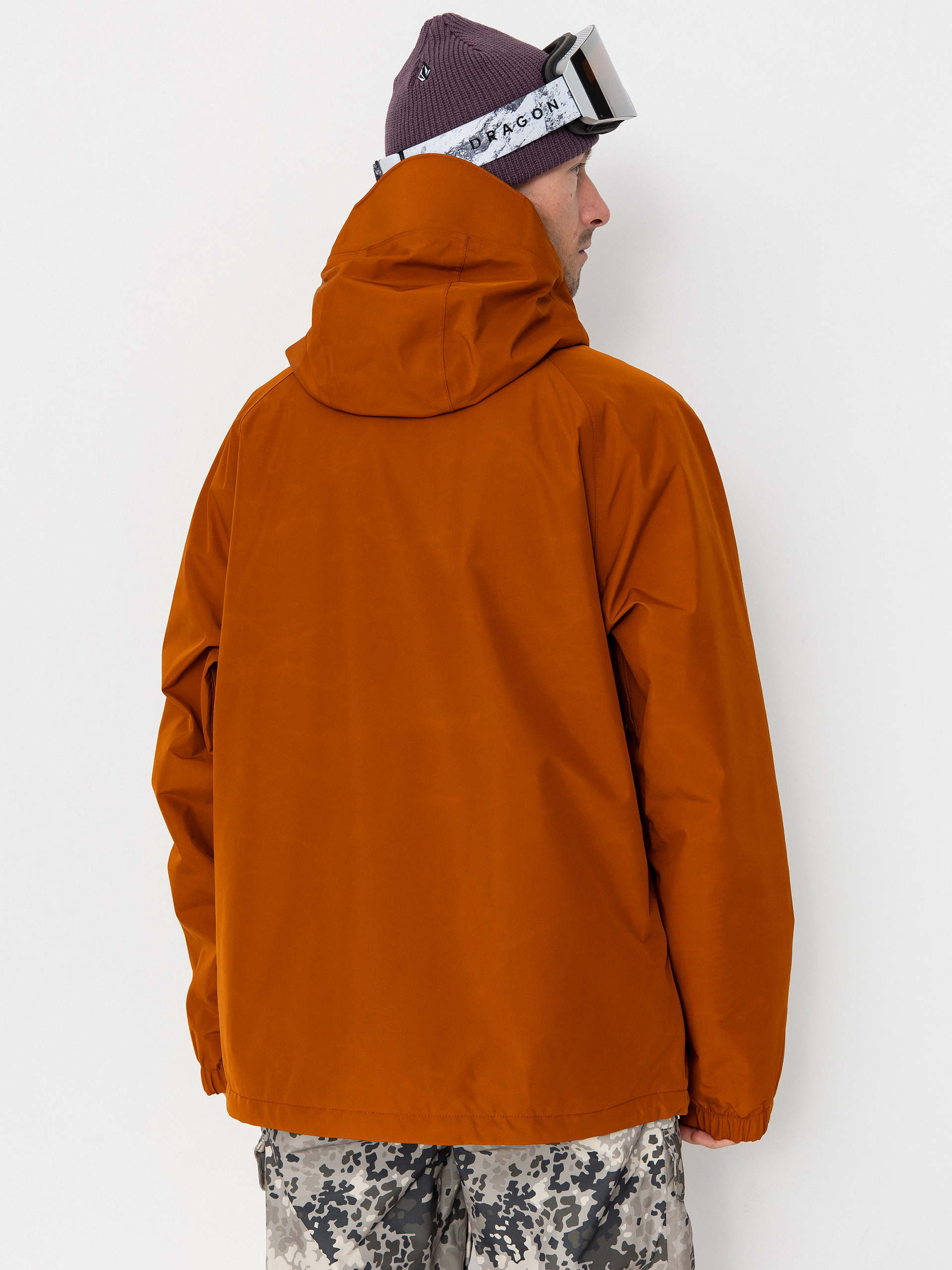 Férfi Snowboard dzseki Volcom Dua Ins Gore (caramel)
