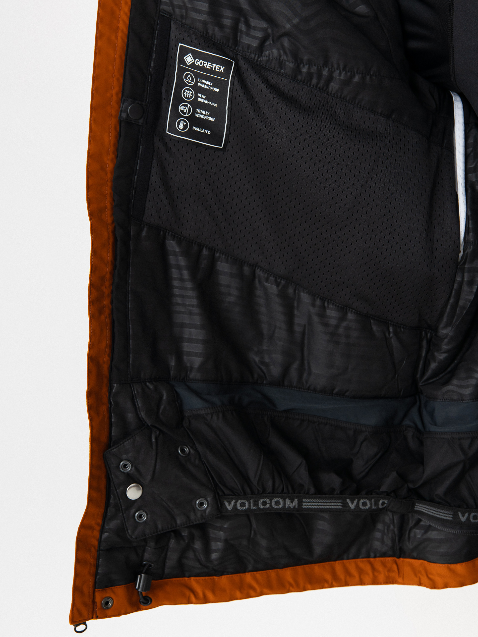 Férfi Snowboard dzseki Volcom Dua Ins Gore (caramel)