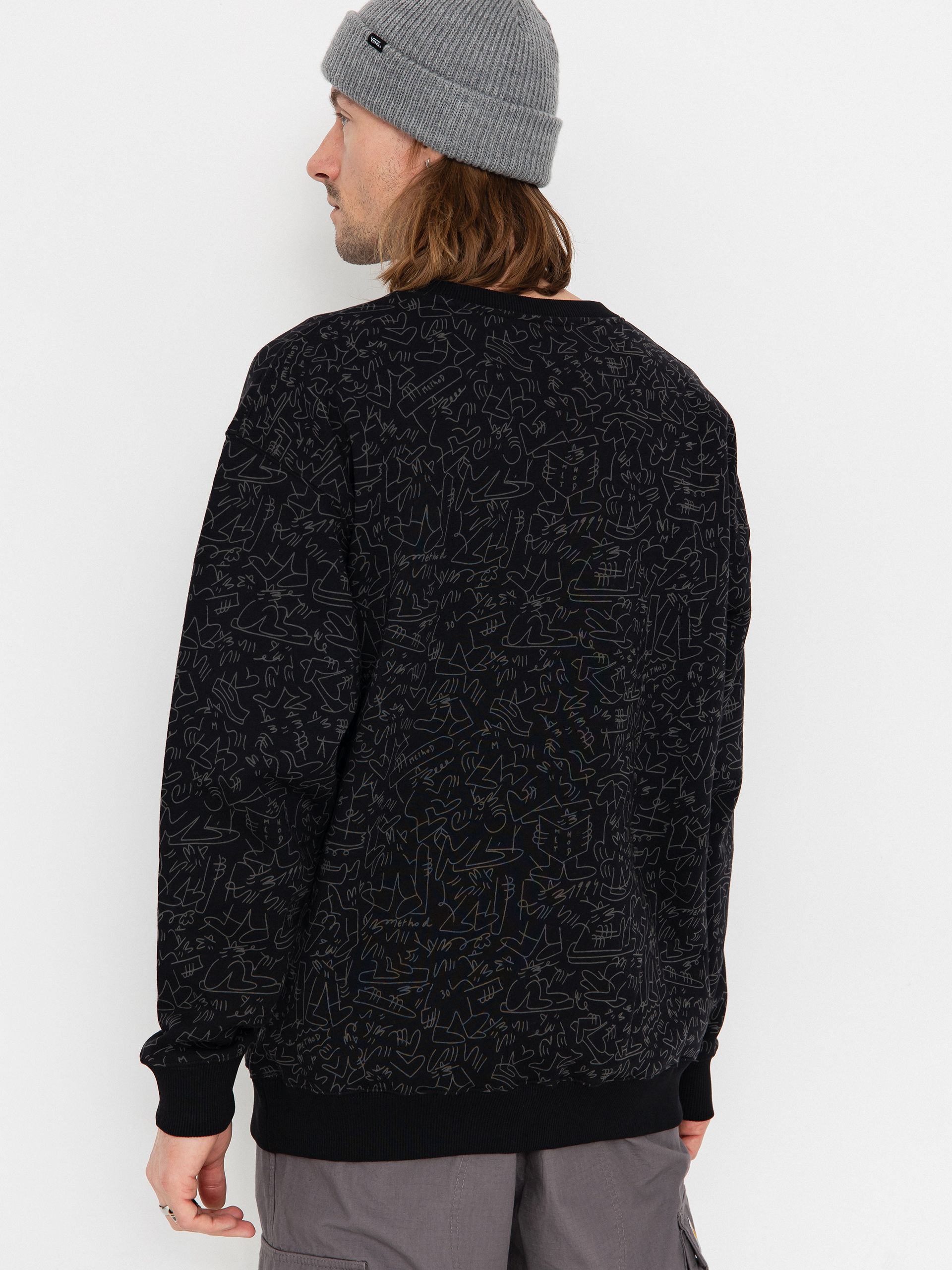 Method X Lucas Crew Pulóver (black)