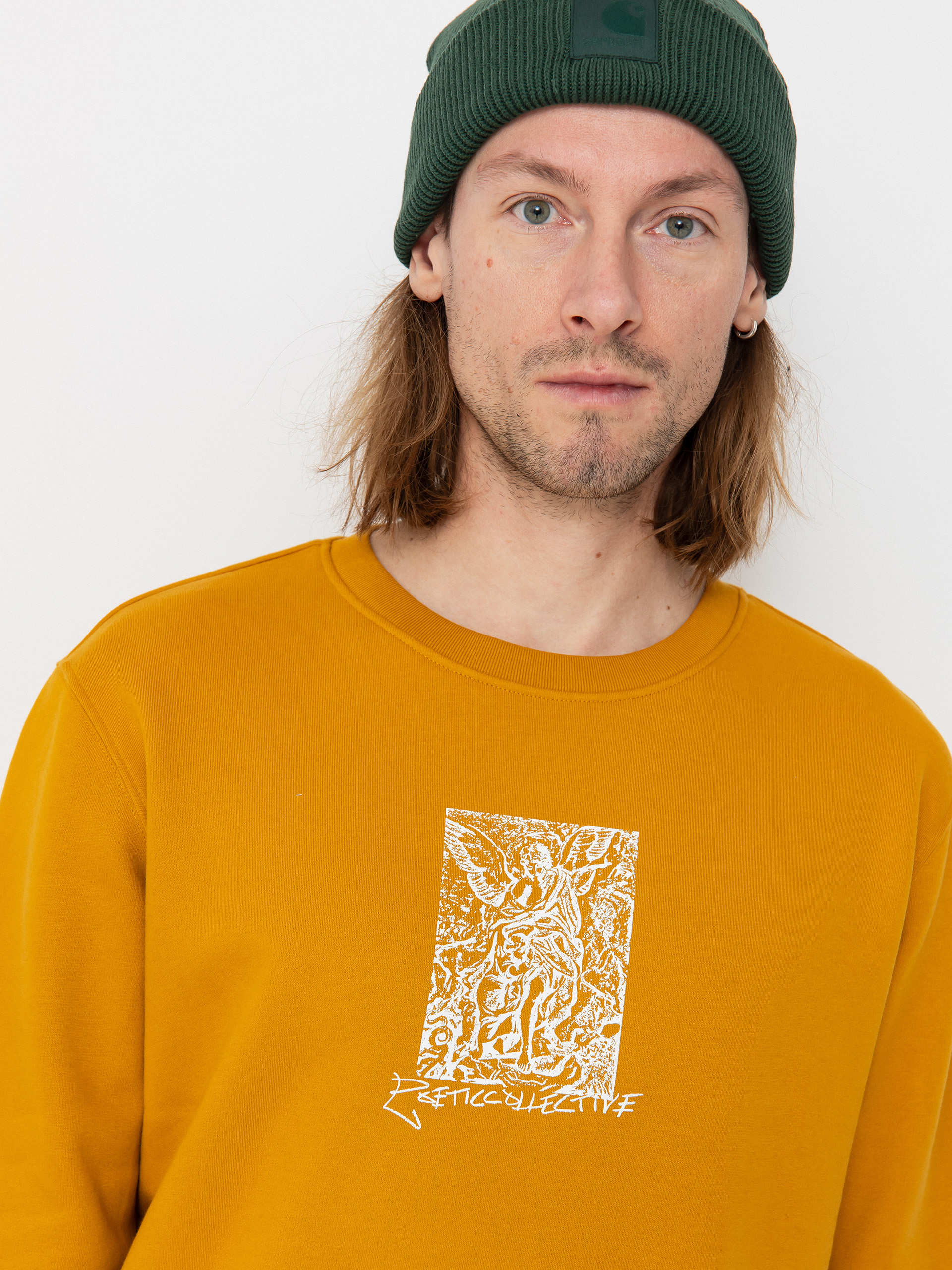 Pulóver Poetic Collective Angel Crewneck (orange)