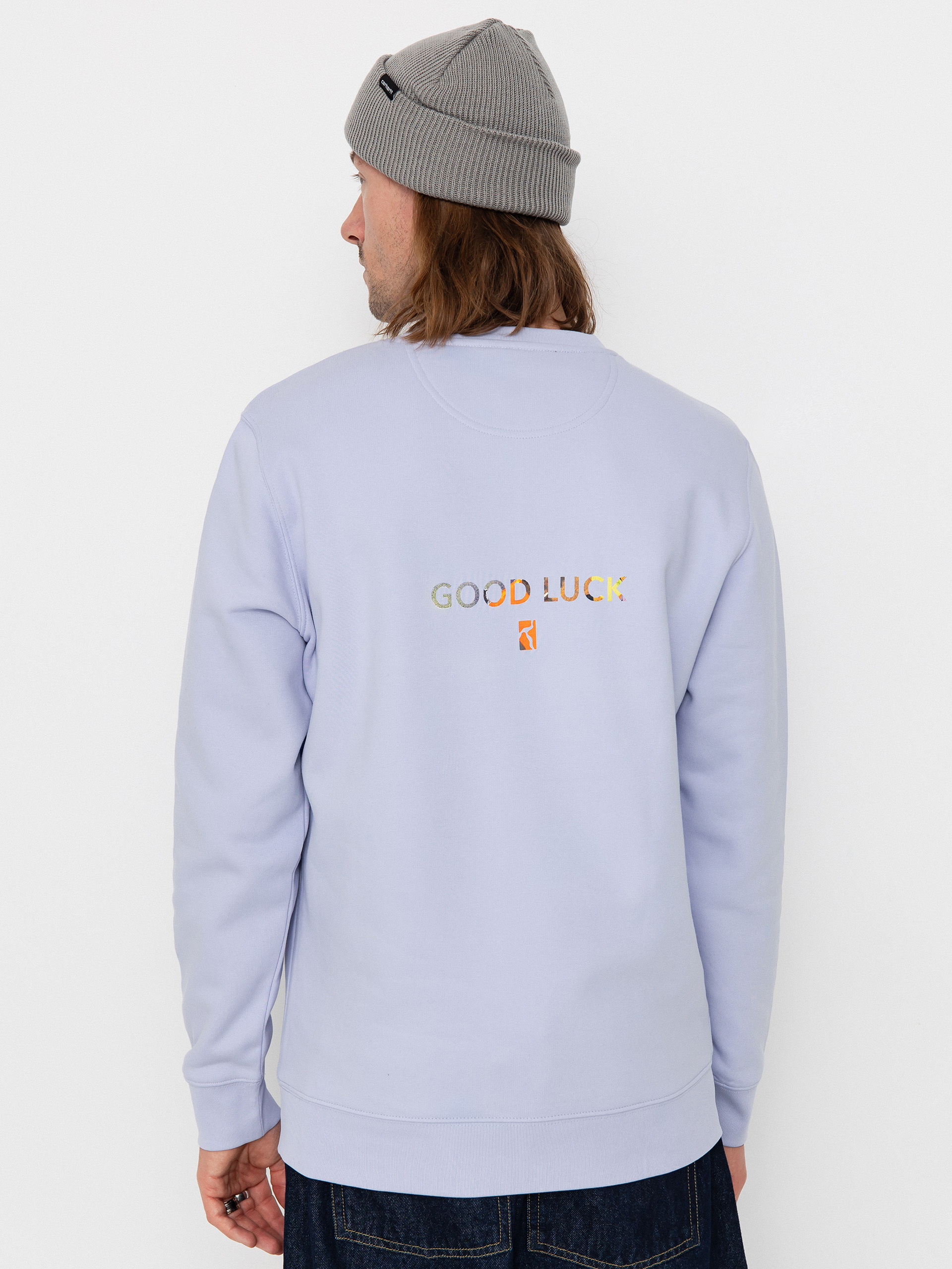 Poetic Collective Good Luck Crewneck Pulóver
