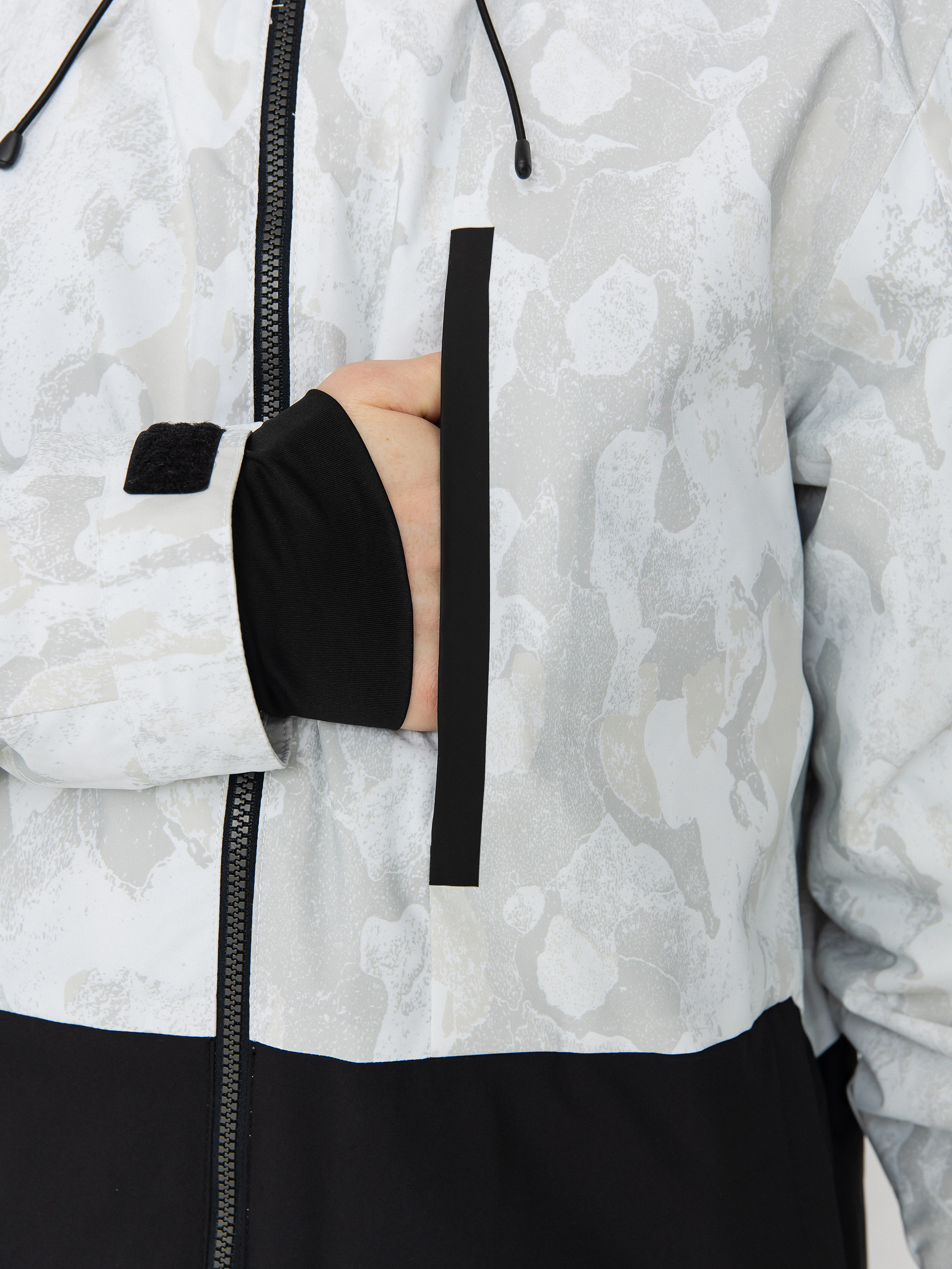 Férfi Snowboard dzseki Quiksilver Mission Printed Block (nature zoom birch)