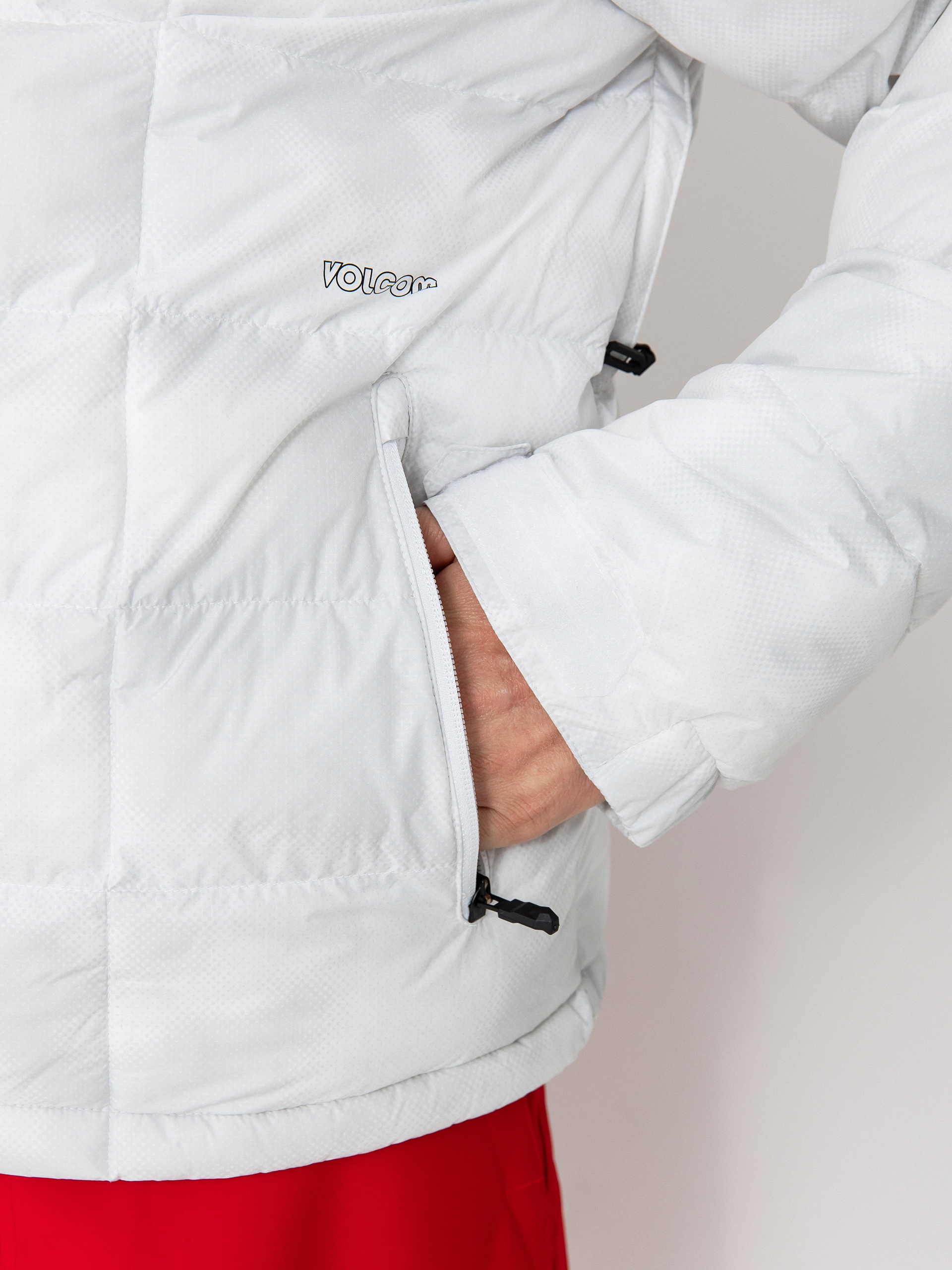 Férfi Snowboard dzseki Volcom Sew Down (white camo)